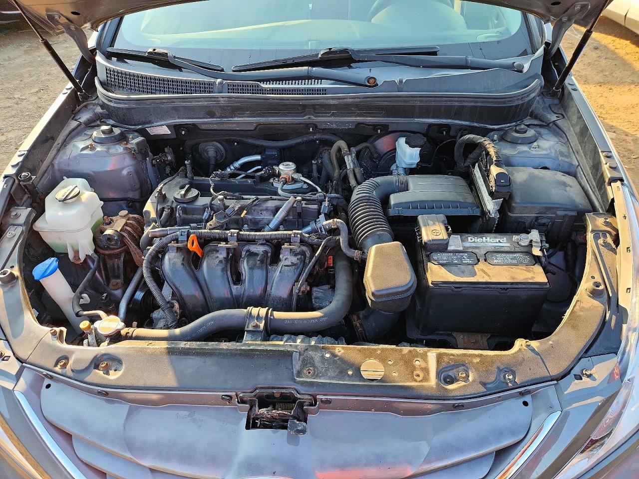 2011 Hyundai Sonata Gls Gray vin: 5NPEB4AC7BH194936