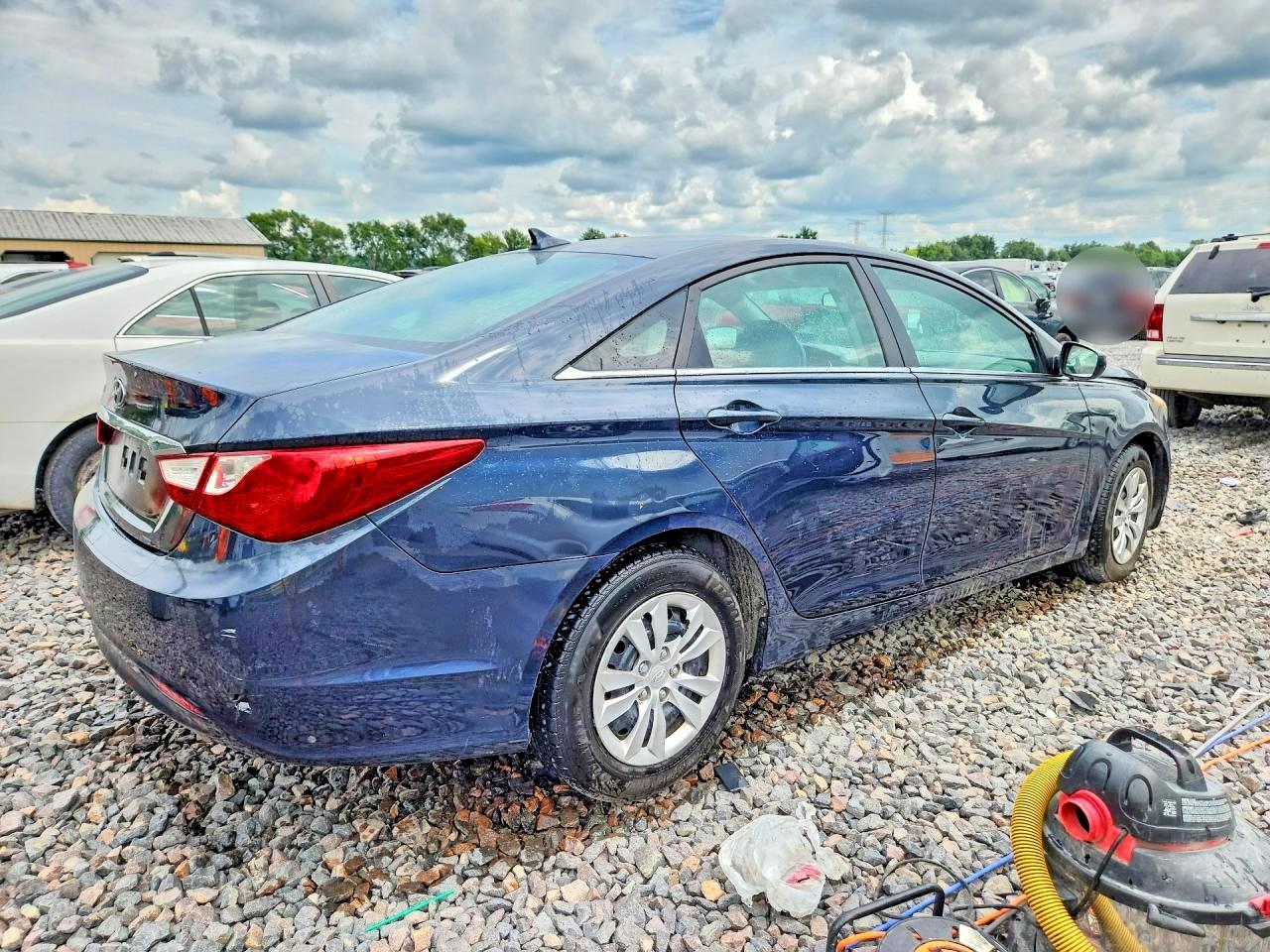 2011 Hyundai Sonata Gls Синий vin: 5NPEB4AC7BH201688