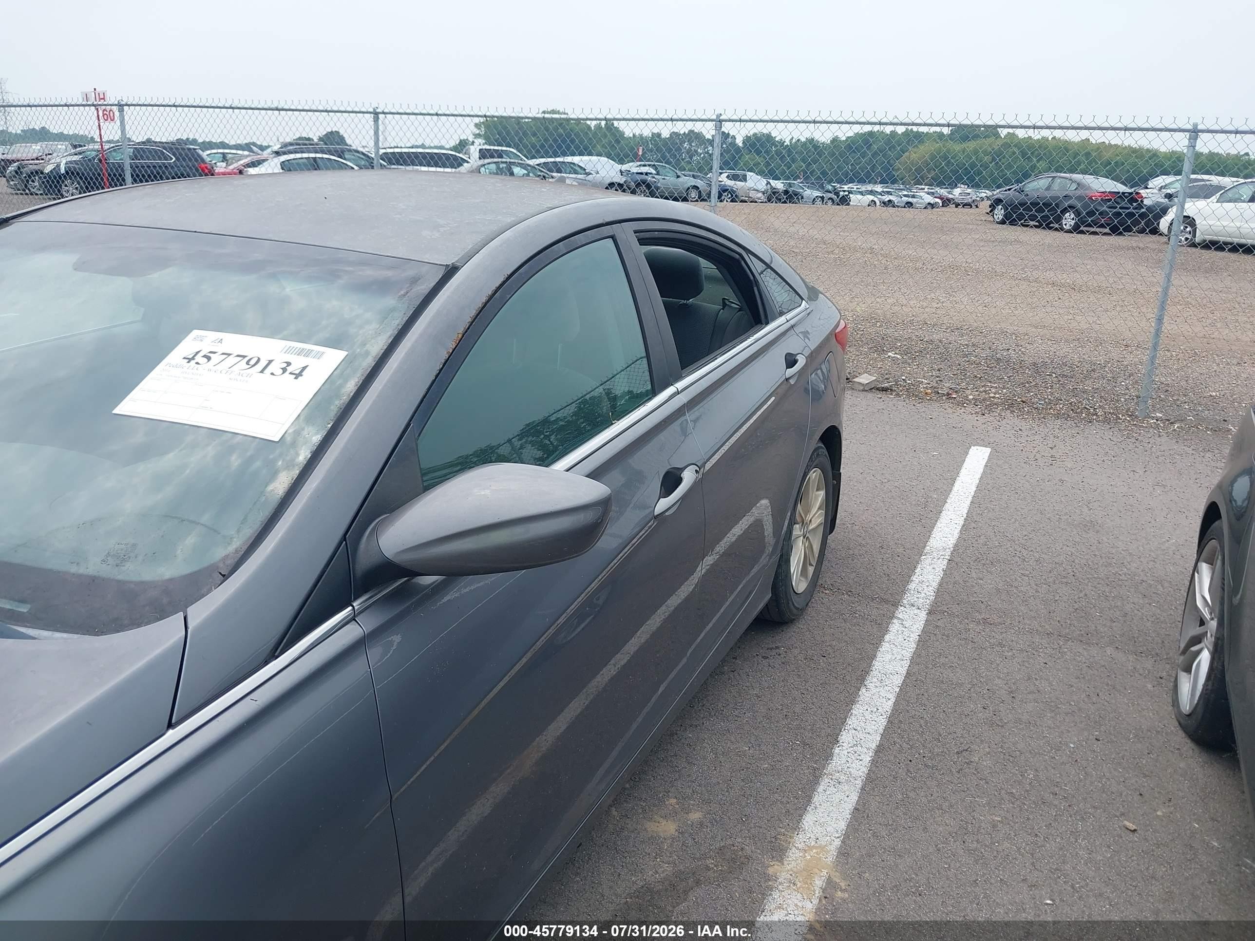 2011 Hyundai Sonata Gls Gray vin: 5NPEB4AC7BH206339