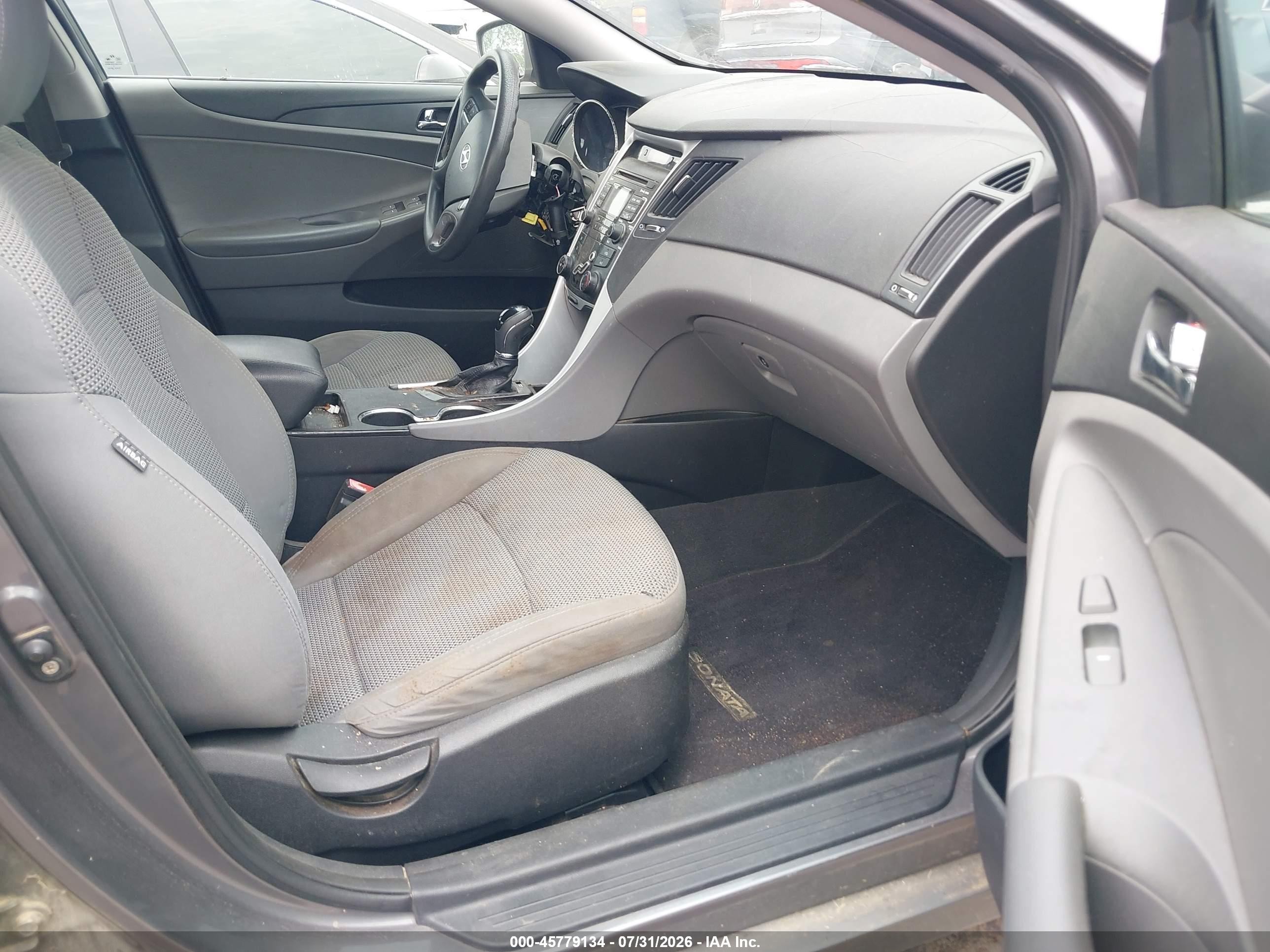 2011 Hyundai Sonata Gls Gray vin: 5NPEB4AC7BH206339
