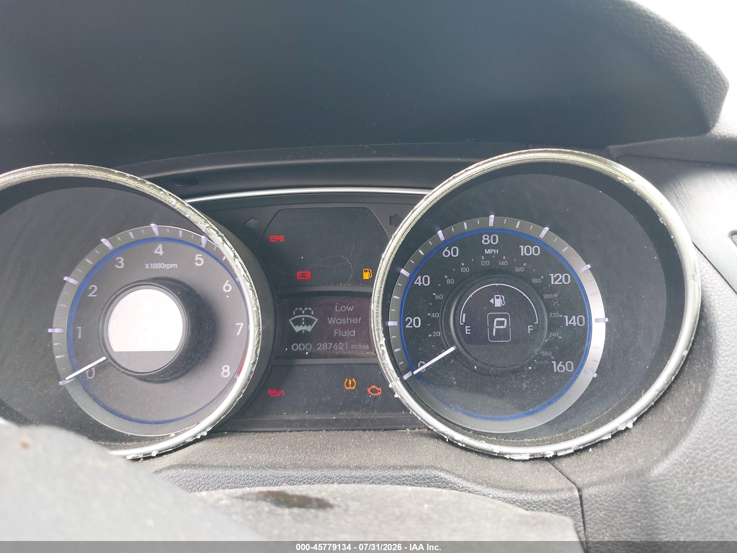 2011 Hyundai Sonata Gls Gray vin: 5NPEB4AC7BH206339
