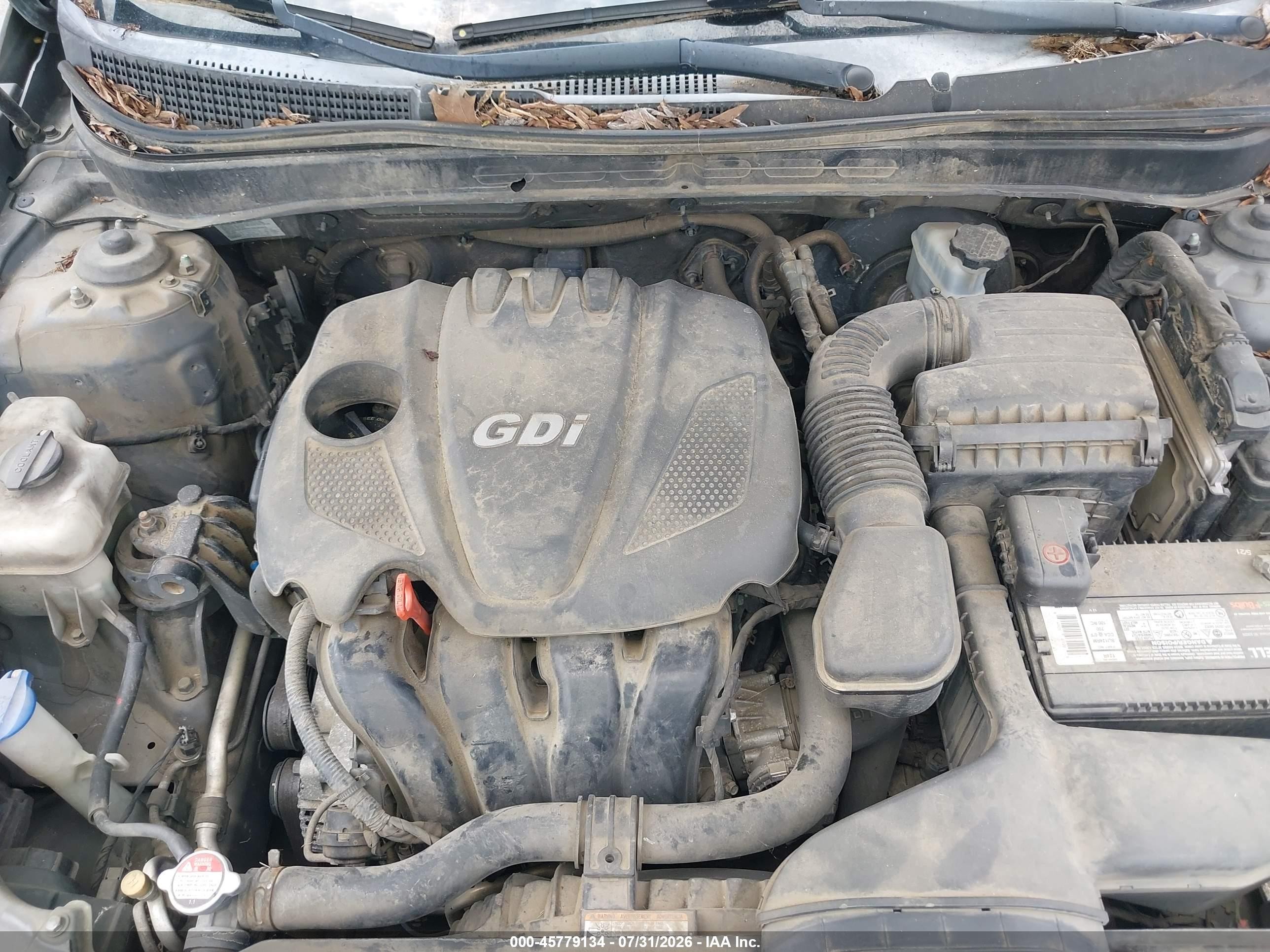 2011 Hyundai Sonata Gls Gray vin: 5NPEB4AC7BH206339
