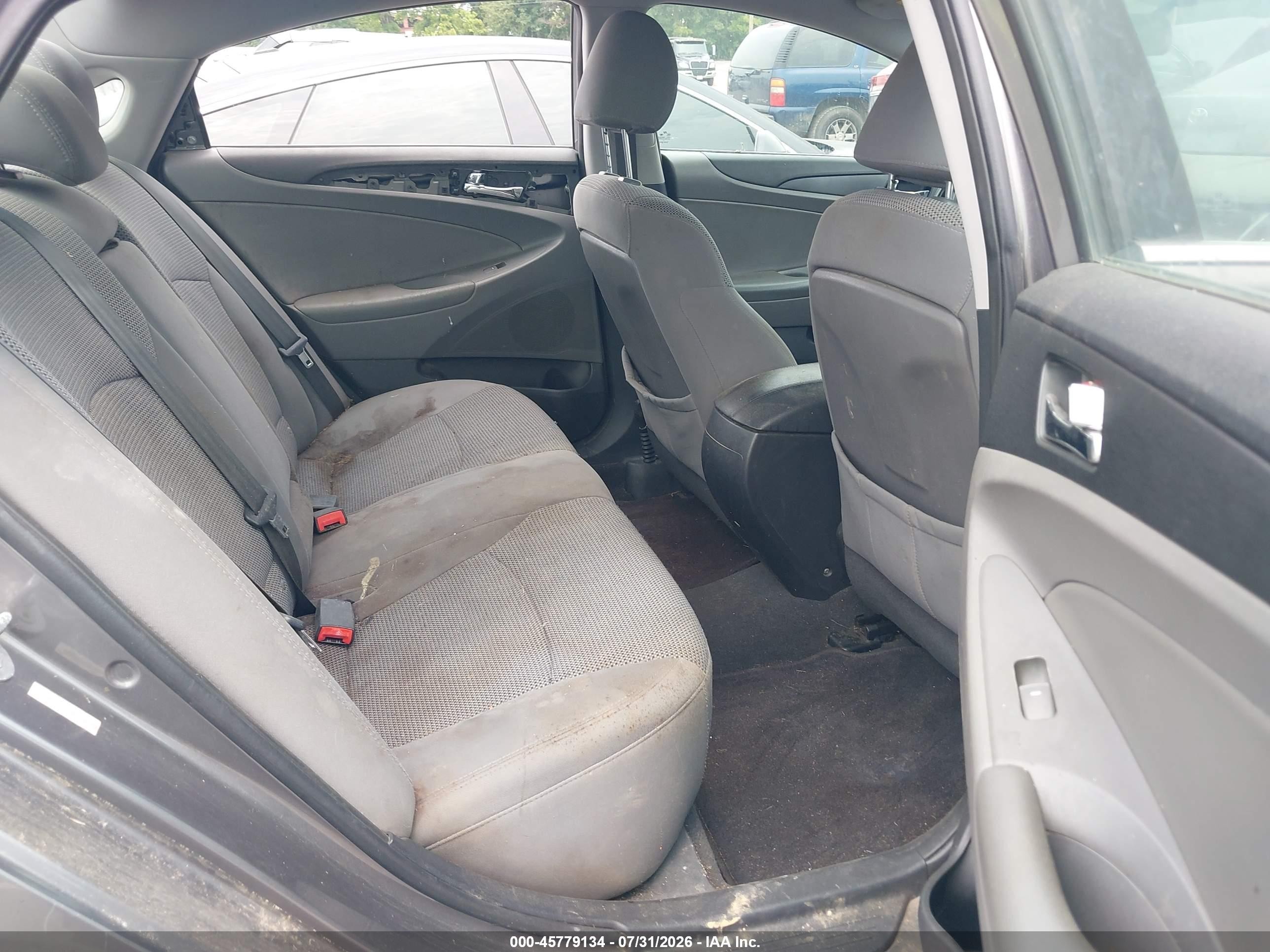 2011 Hyundai Sonata Gls Gray vin: 5NPEB4AC7BH206339