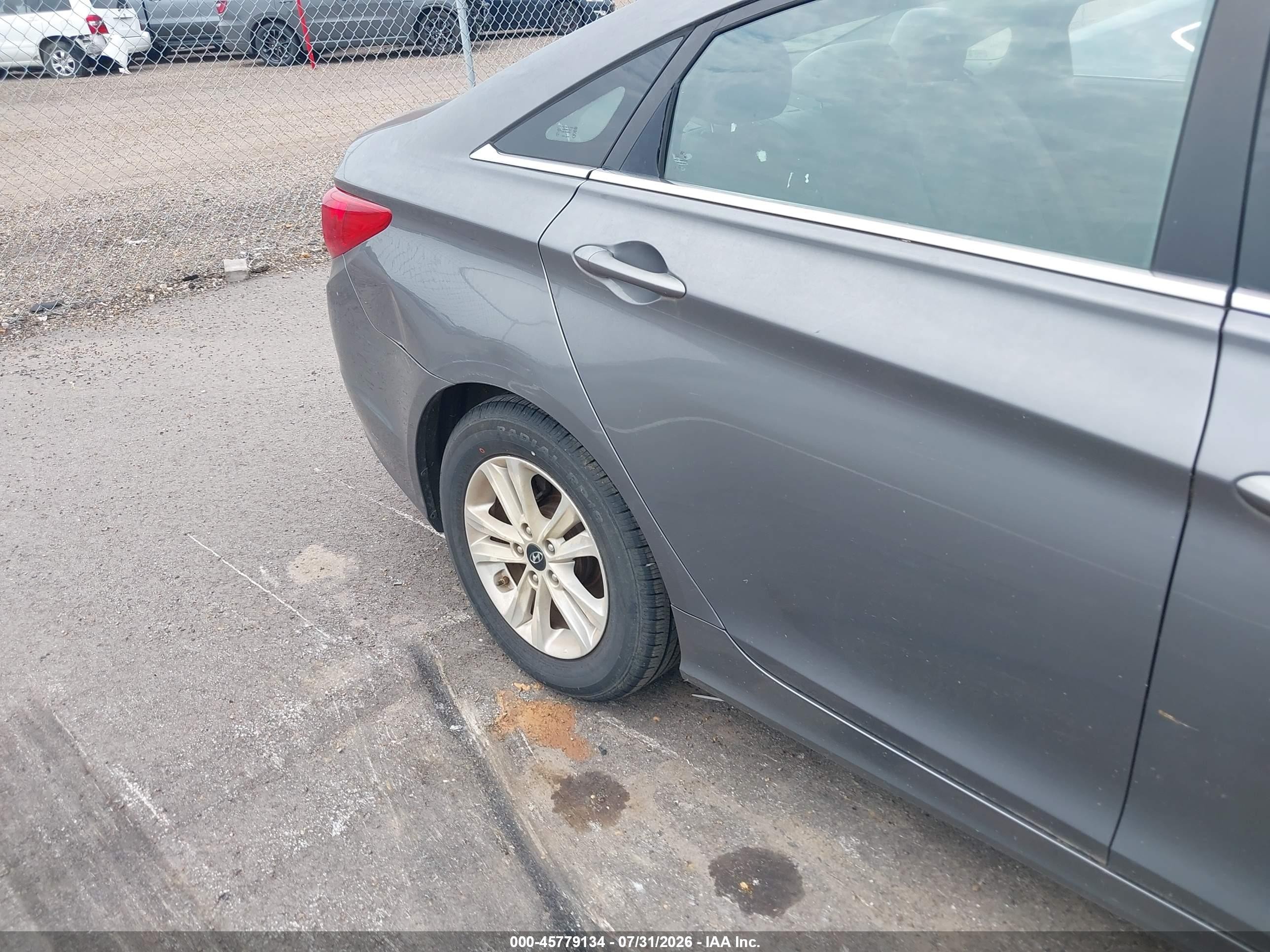 2011 Hyundai Sonata Gls Gray vin: 5NPEB4AC7BH206339