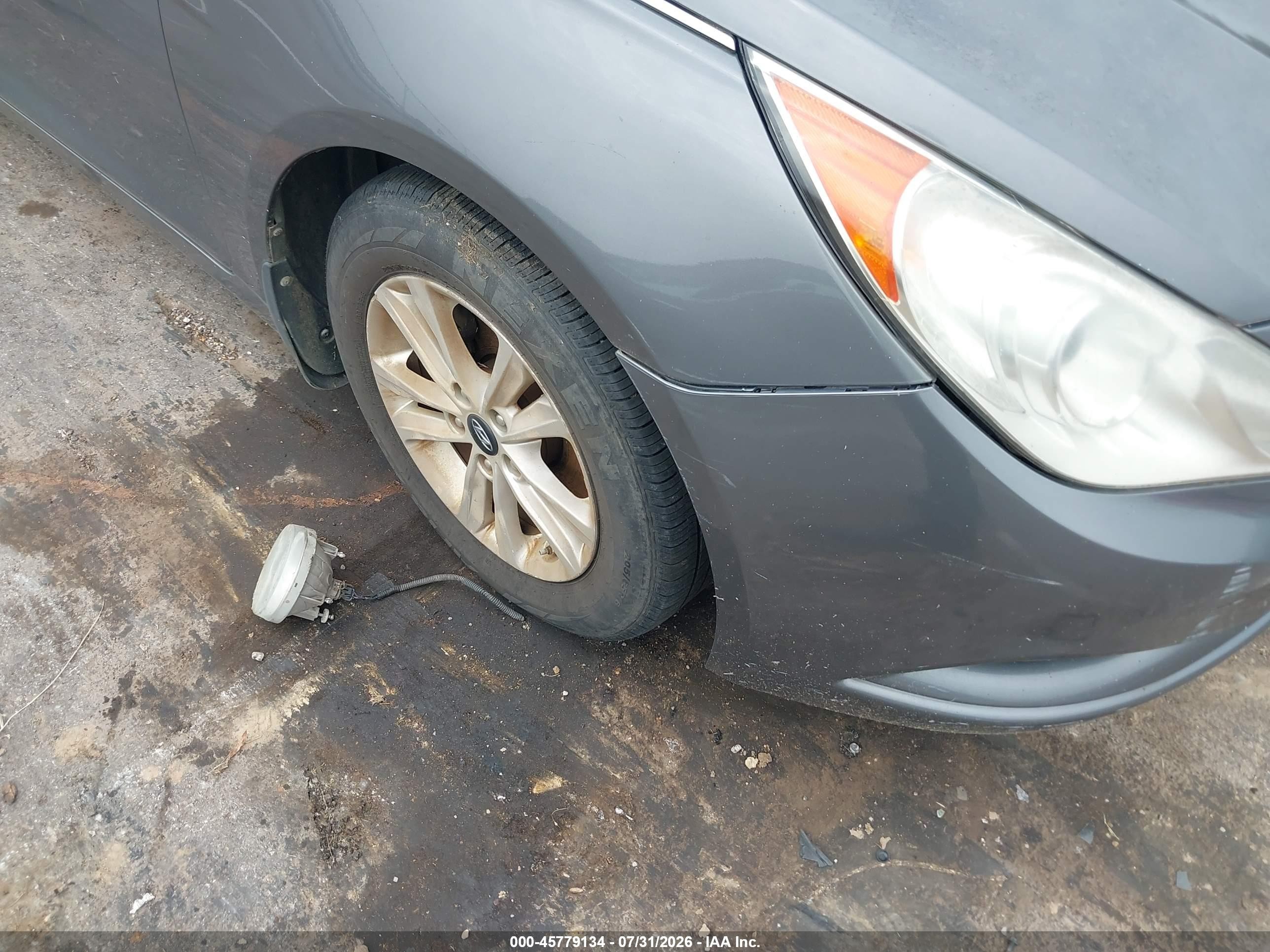 2011 Hyundai Sonata Gls Gray vin: 5NPEB4AC7BH206339