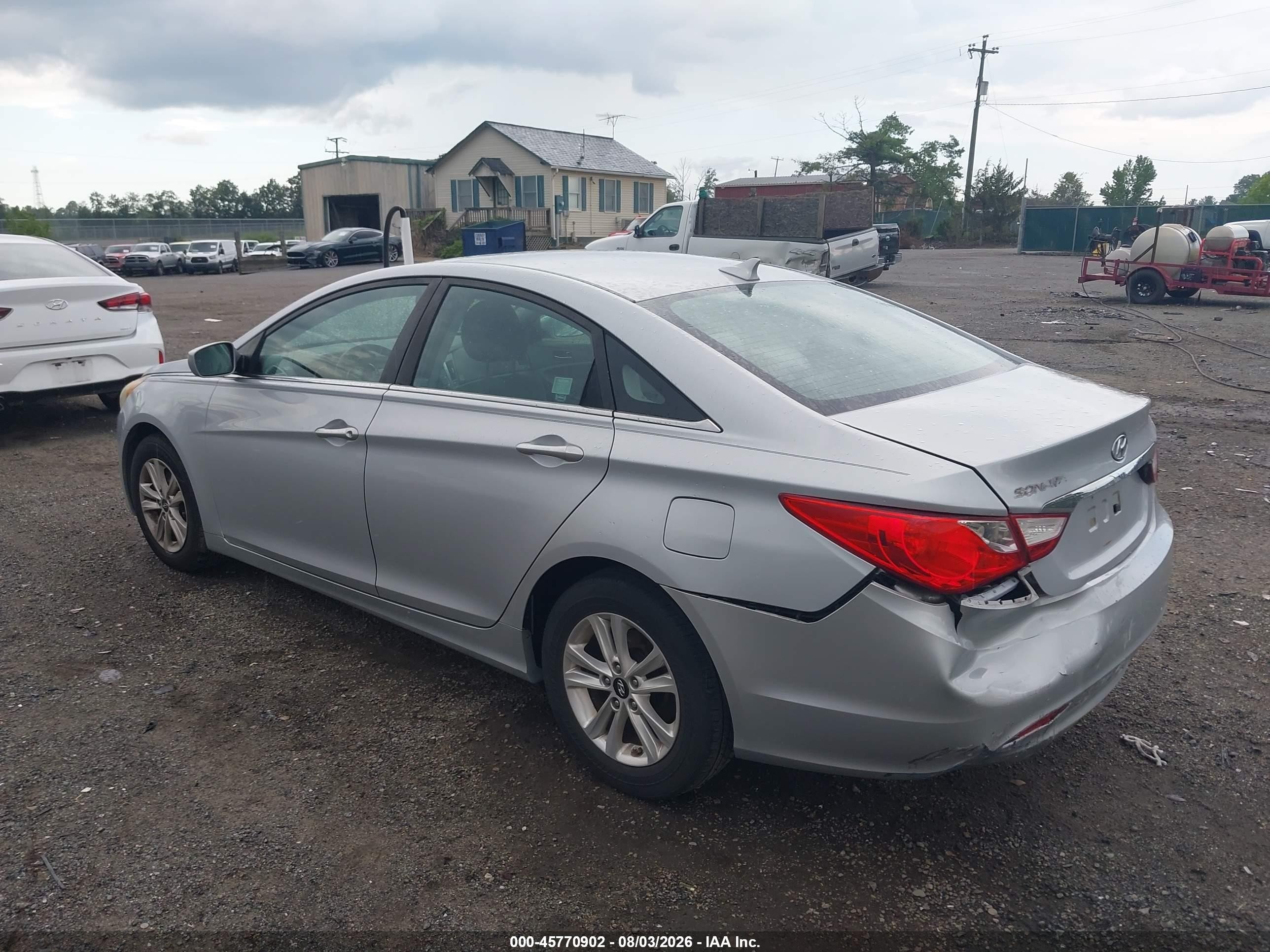 2011 Hyundai Sonata Gls Серый vin: 5NPEB4AC7BH207362