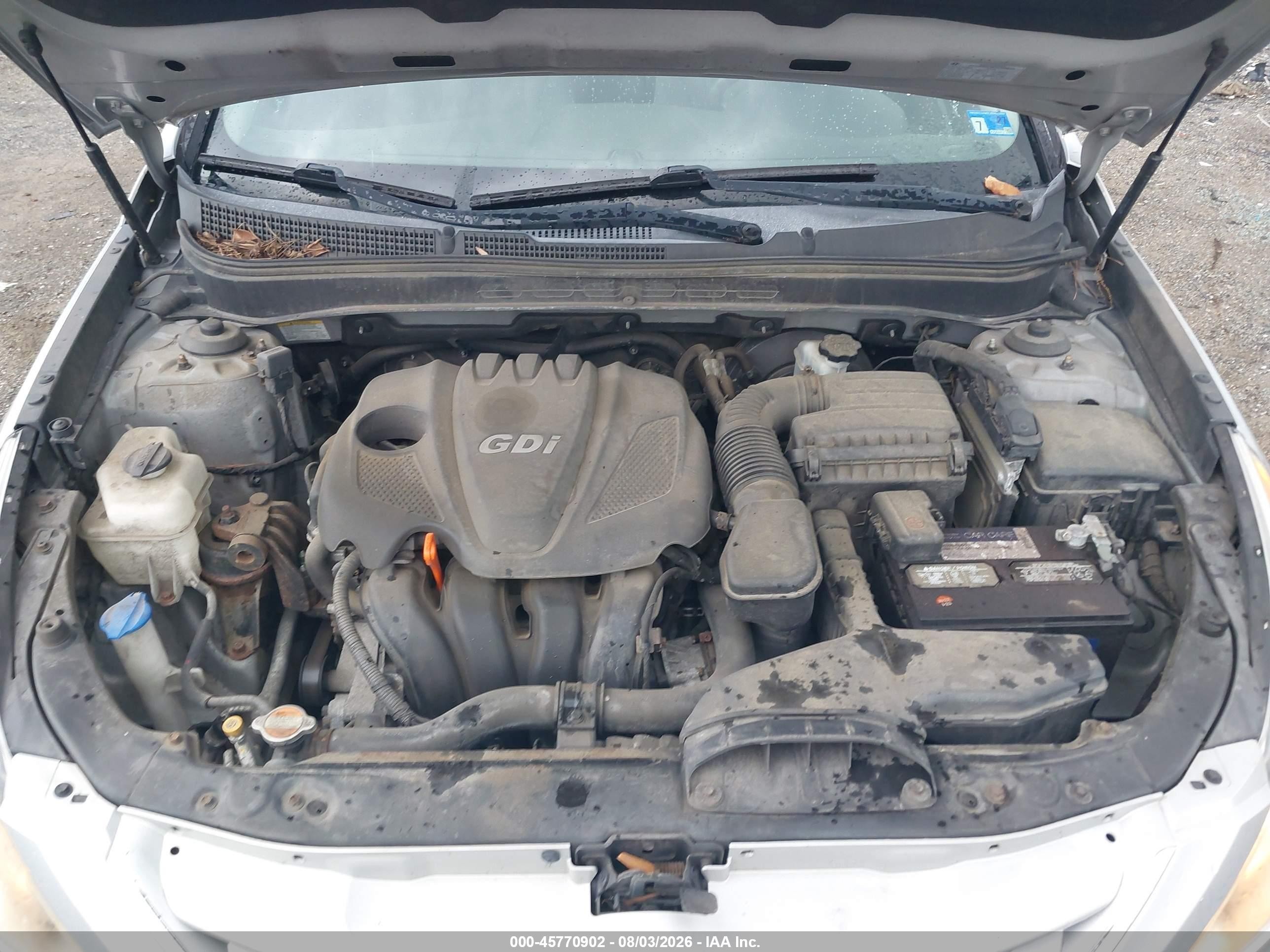 2011 Hyundai Sonata Gls Серый vin: 5NPEB4AC7BH207362