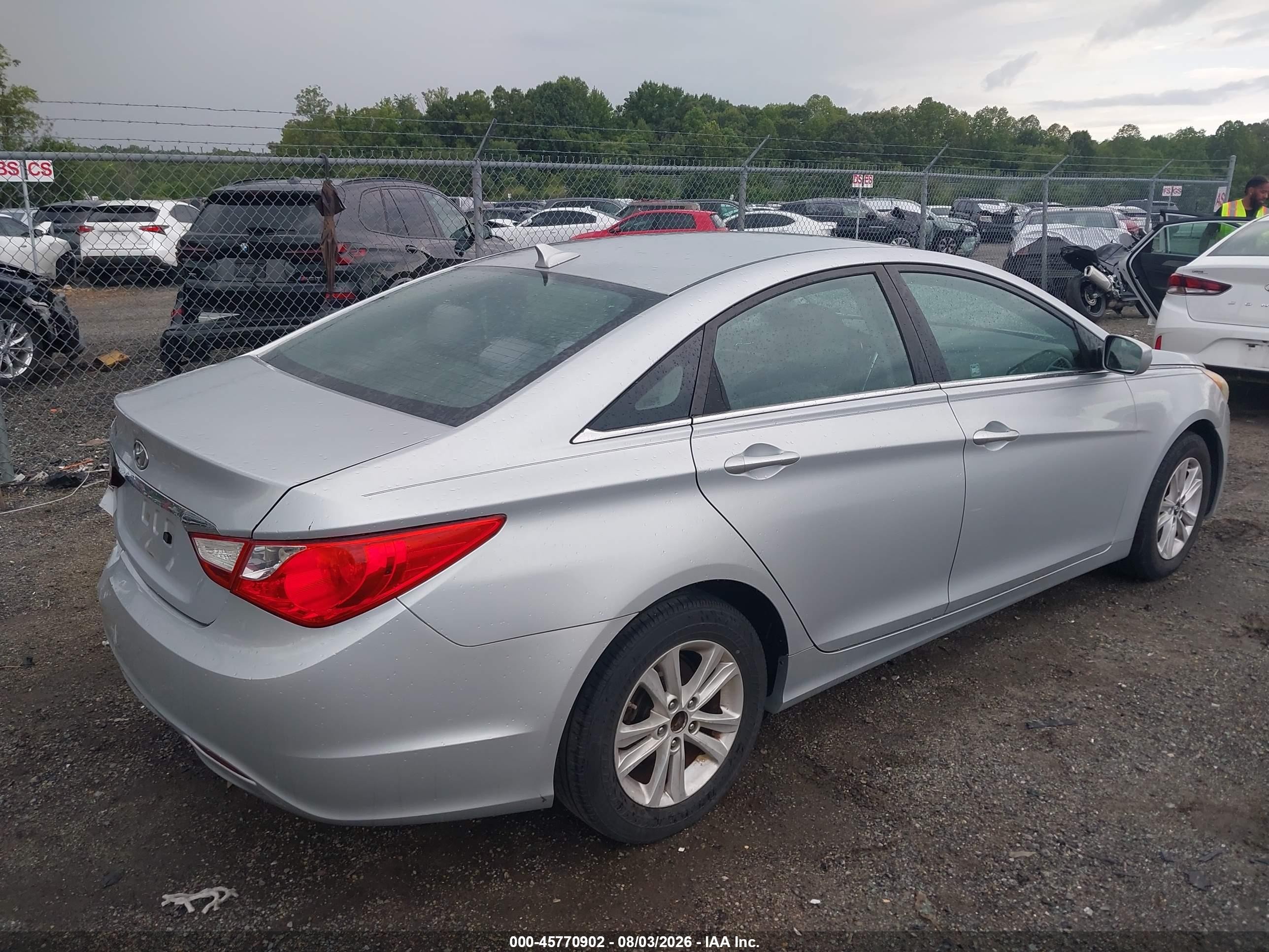 2011 Hyundai Sonata Gls Серый vin: 5NPEB4AC7BH207362