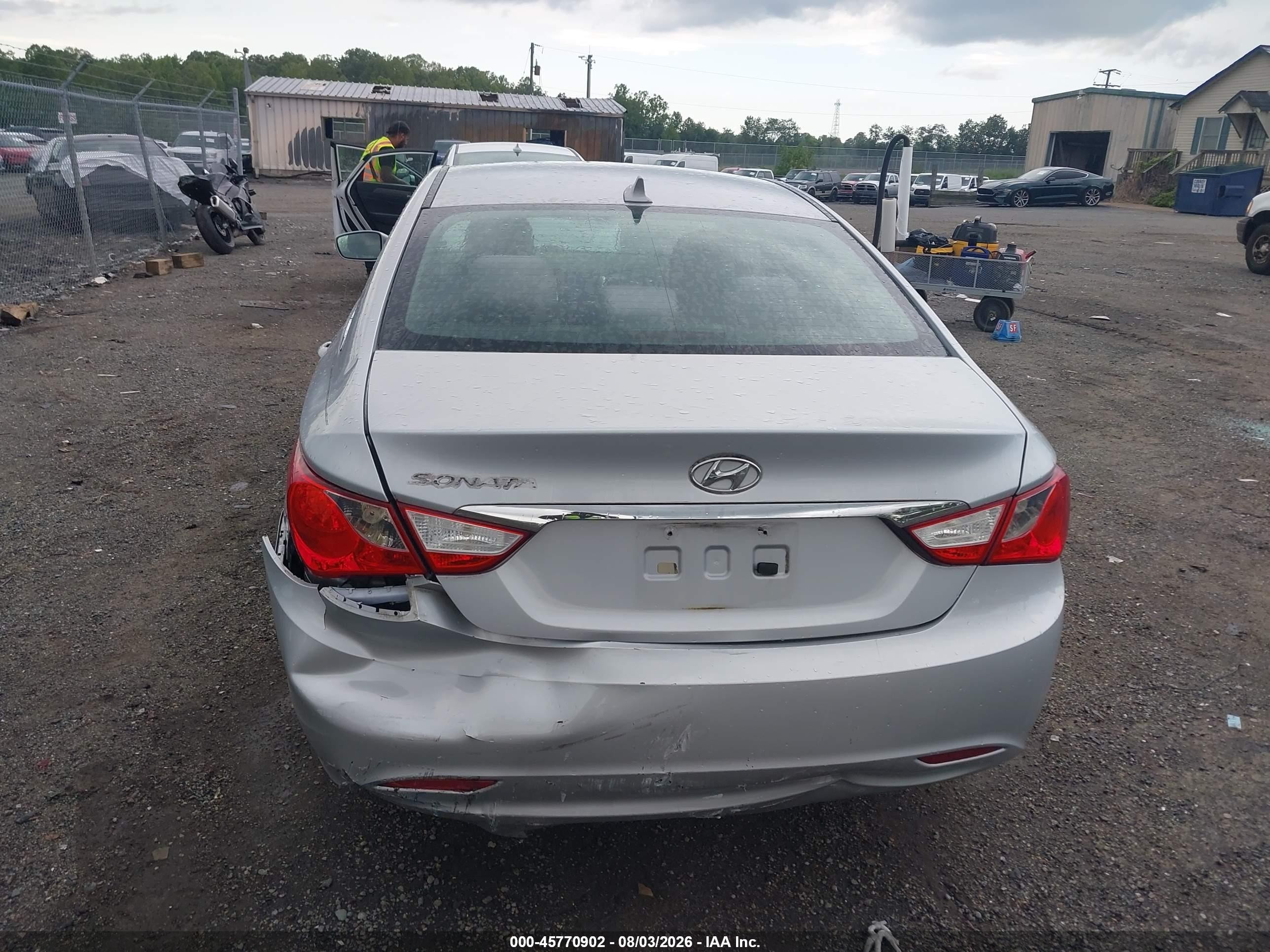 2011 Hyundai Sonata Gls Серый vin: 5NPEB4AC7BH207362