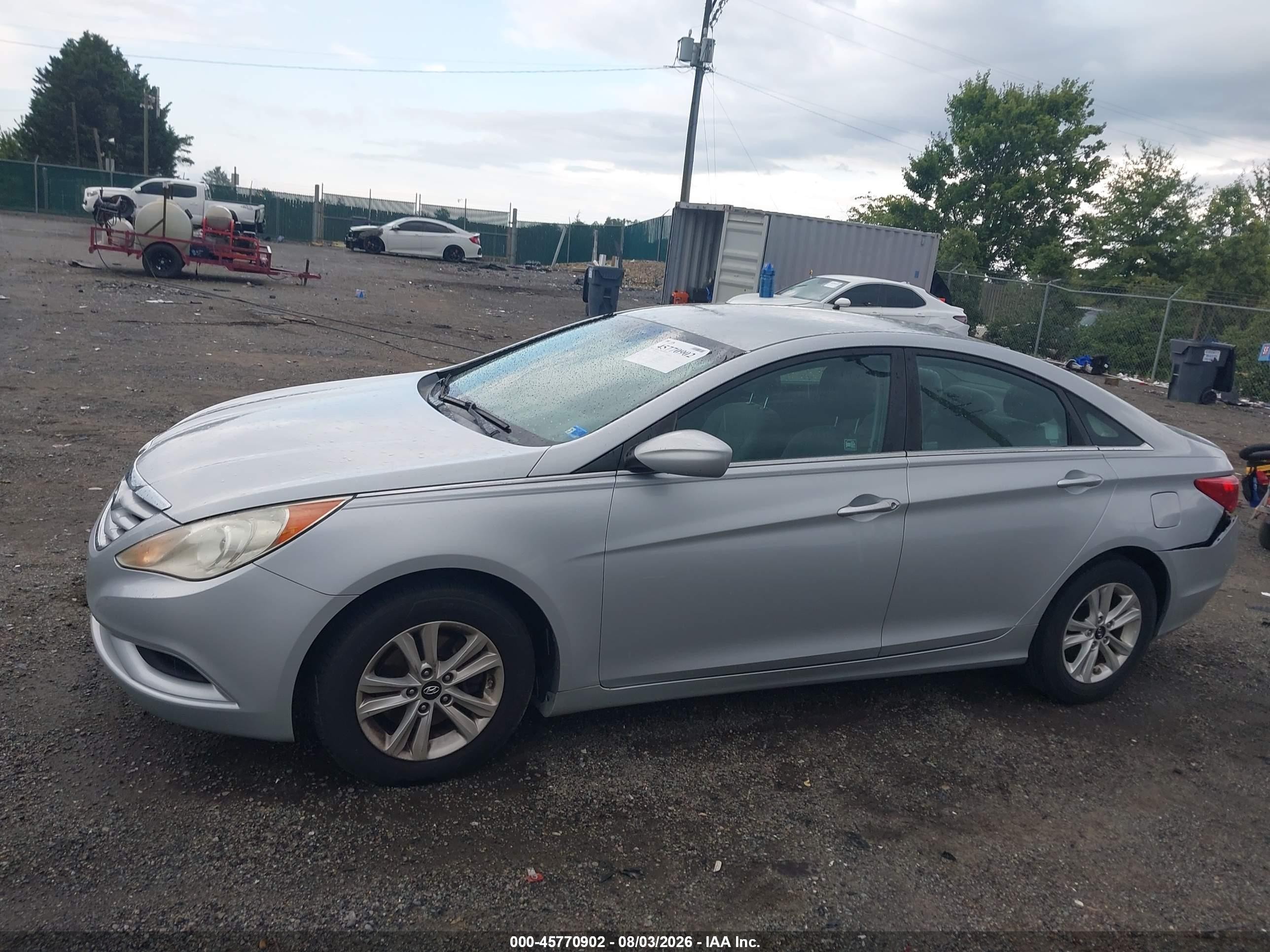 2011 Hyundai Sonata Gls Серый vin: 5NPEB4AC7BH207362