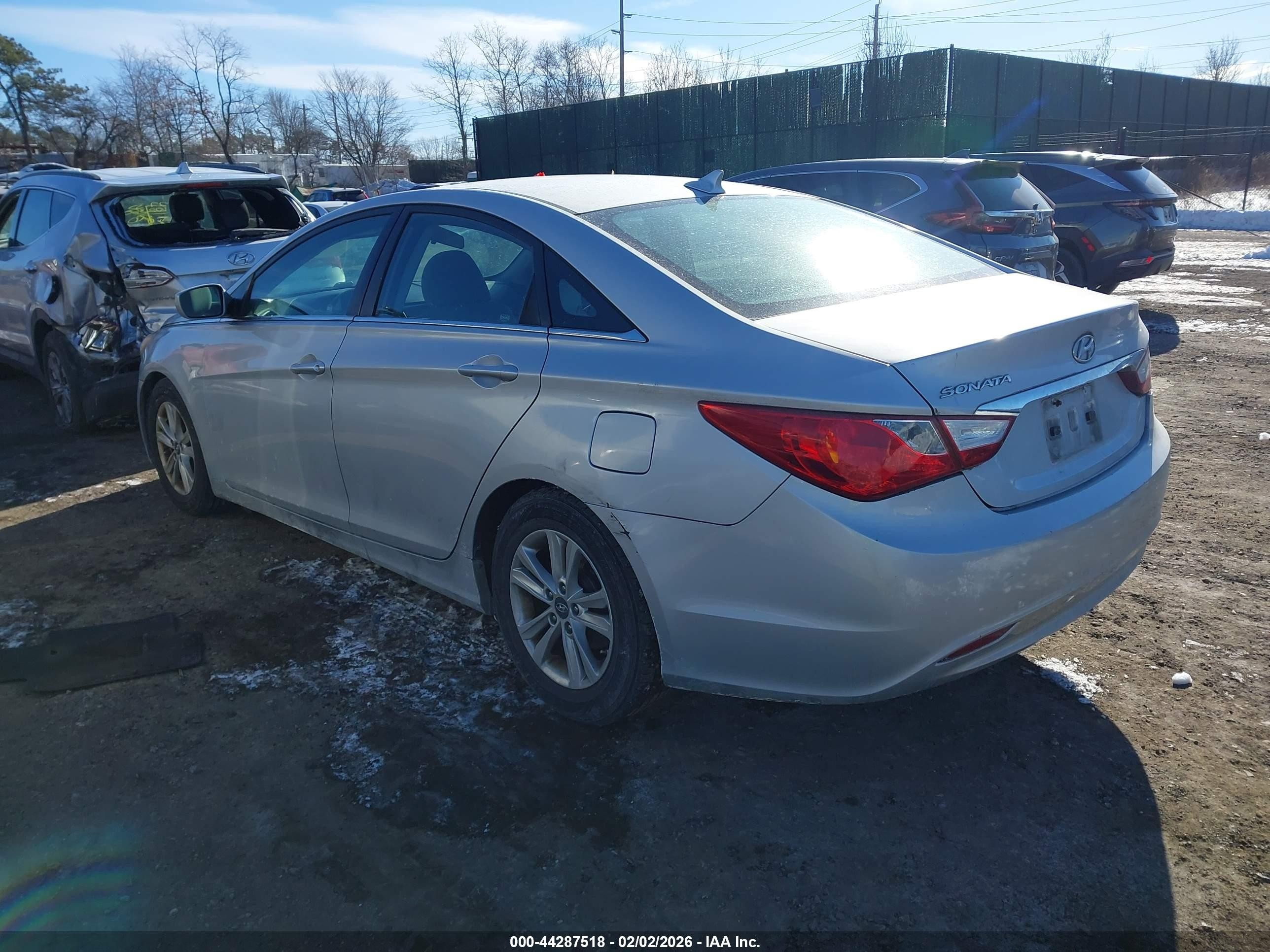 2011 Hyundai Sonata Gls Silver vin: 5NPEB4AC7BH220967