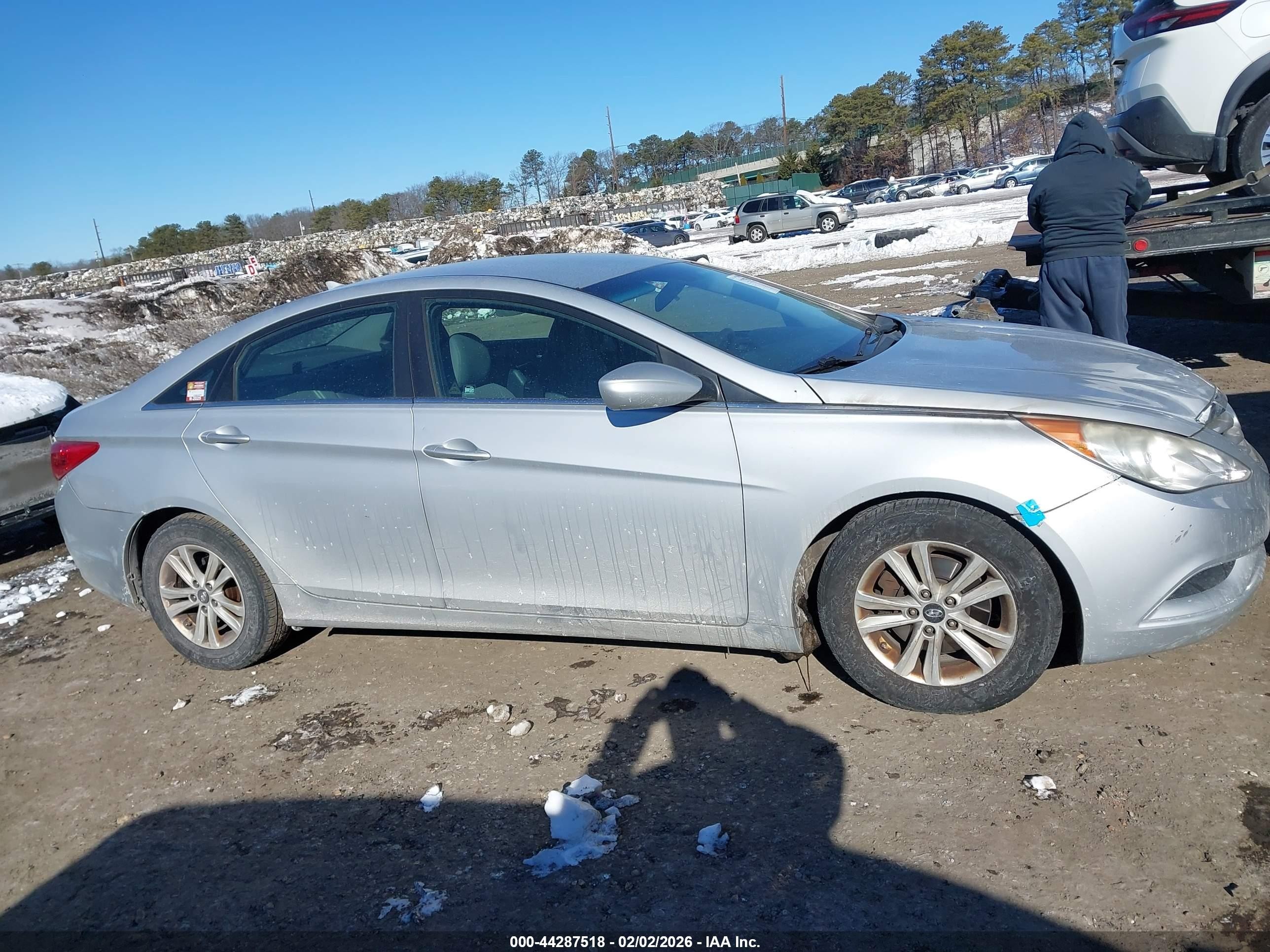 2011 Hyundai Sonata Gls Silver vin: 5NPEB4AC7BH220967
