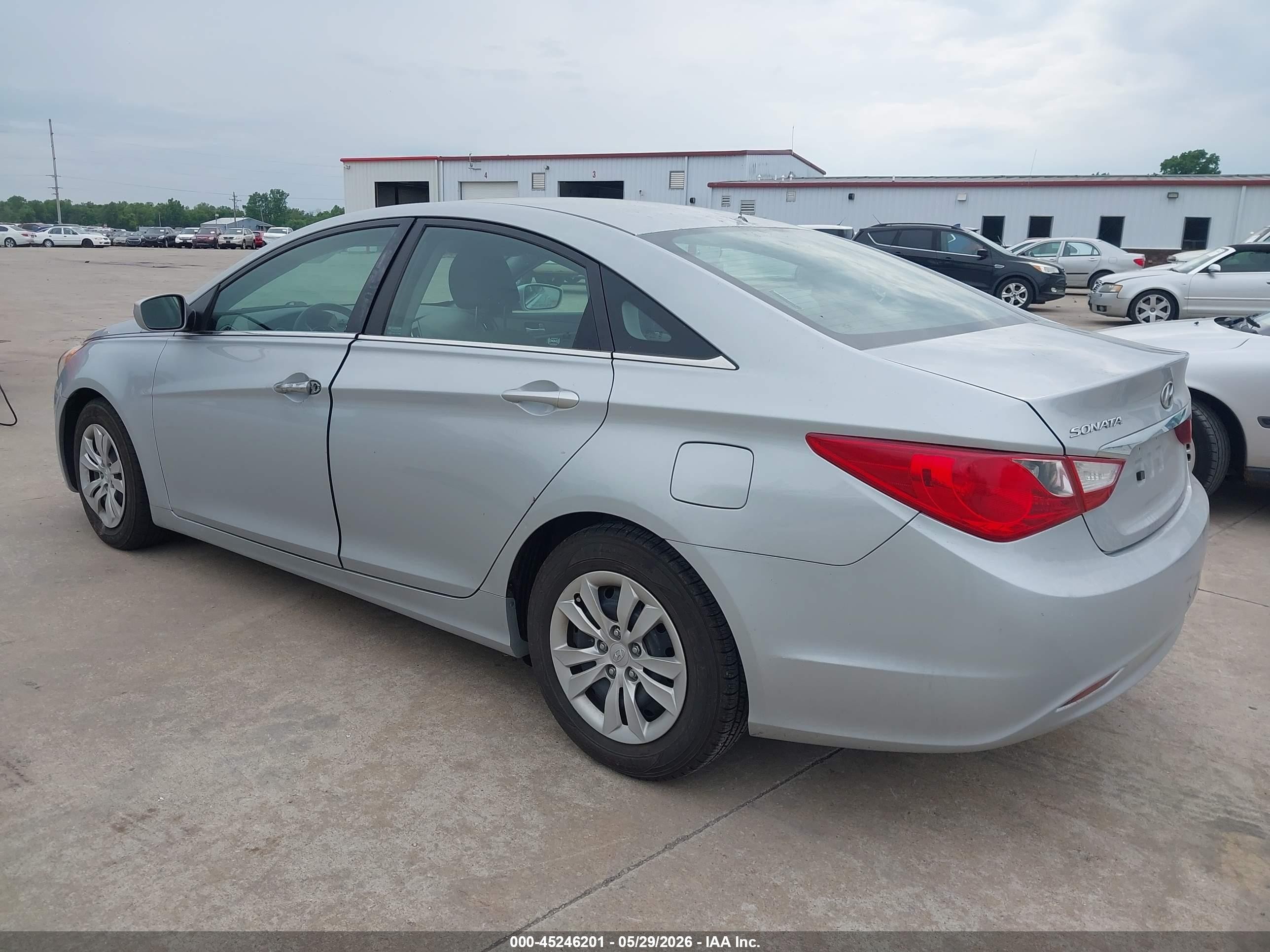 2011 Hyundai Sonata Gls Silver vin: 5NPEB4AC7BH232441