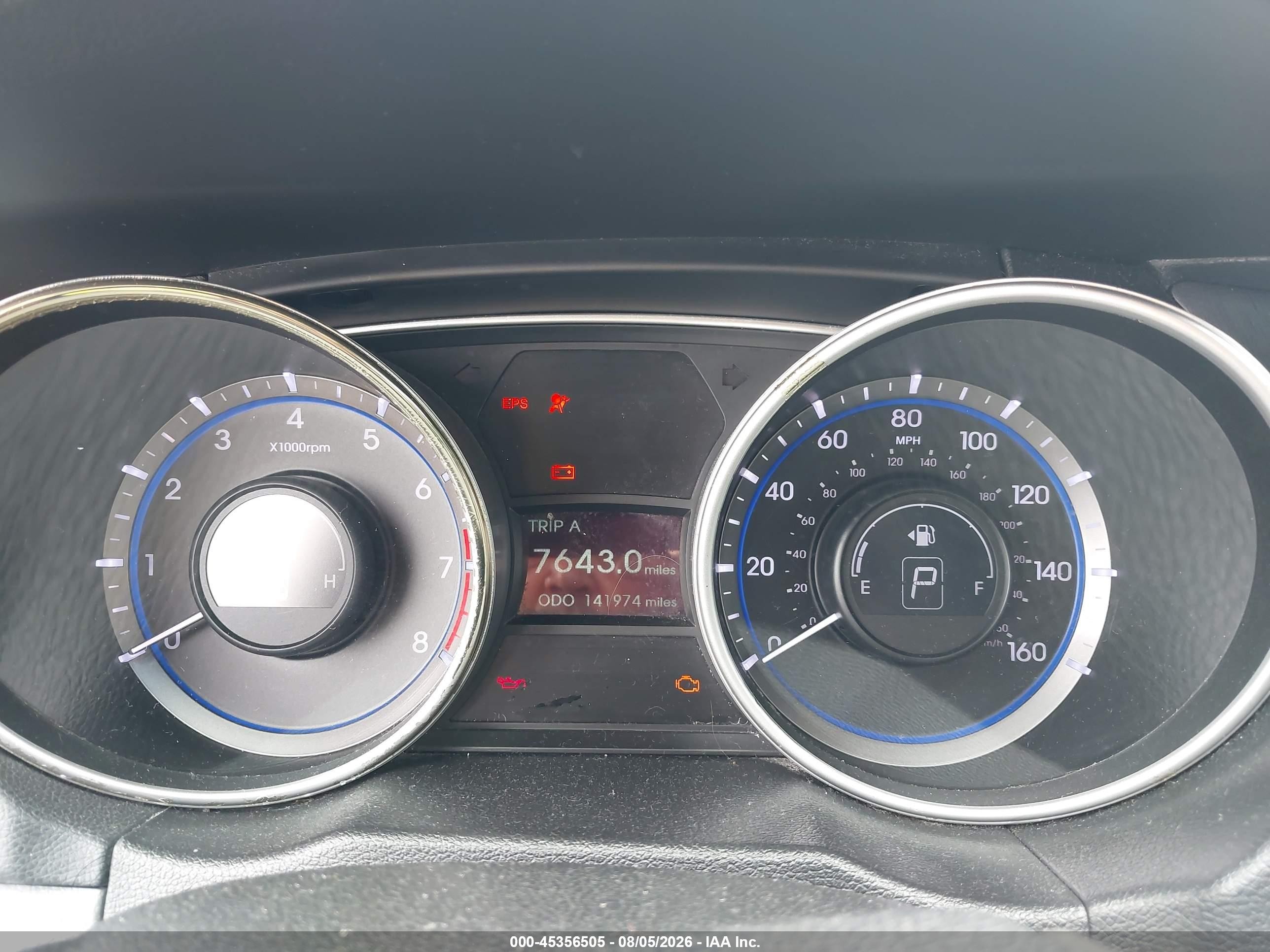 2011 Hyundai Sonata Gls Gray vin: 5NPEB4AC7BH240619