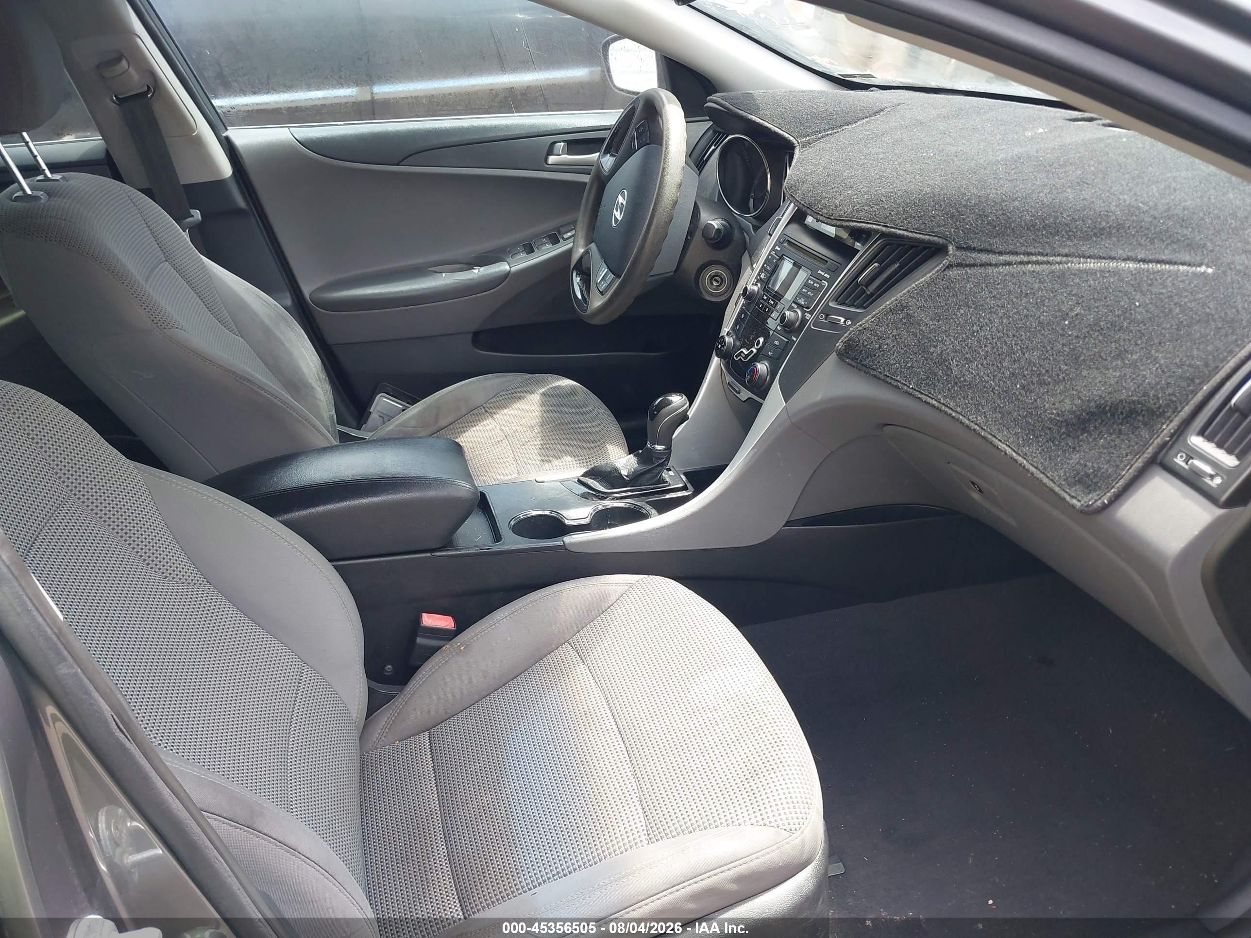 2011 Hyundai Sonata Gls Gray vin: 5NPEB4AC7BH240619