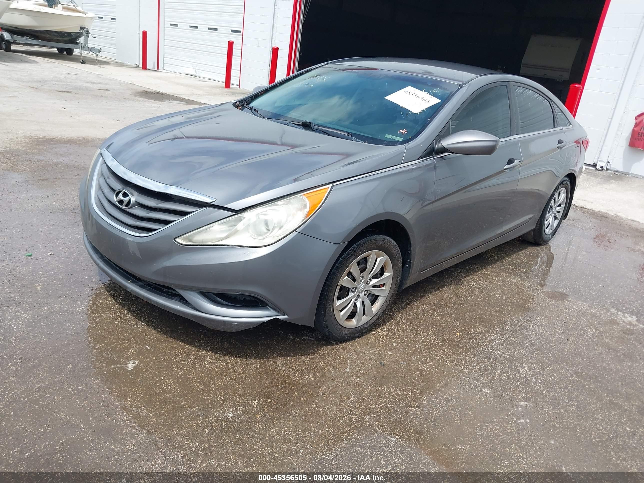 2011 Hyundai Sonata Gls Gray vin: 5NPEB4AC7BH240619