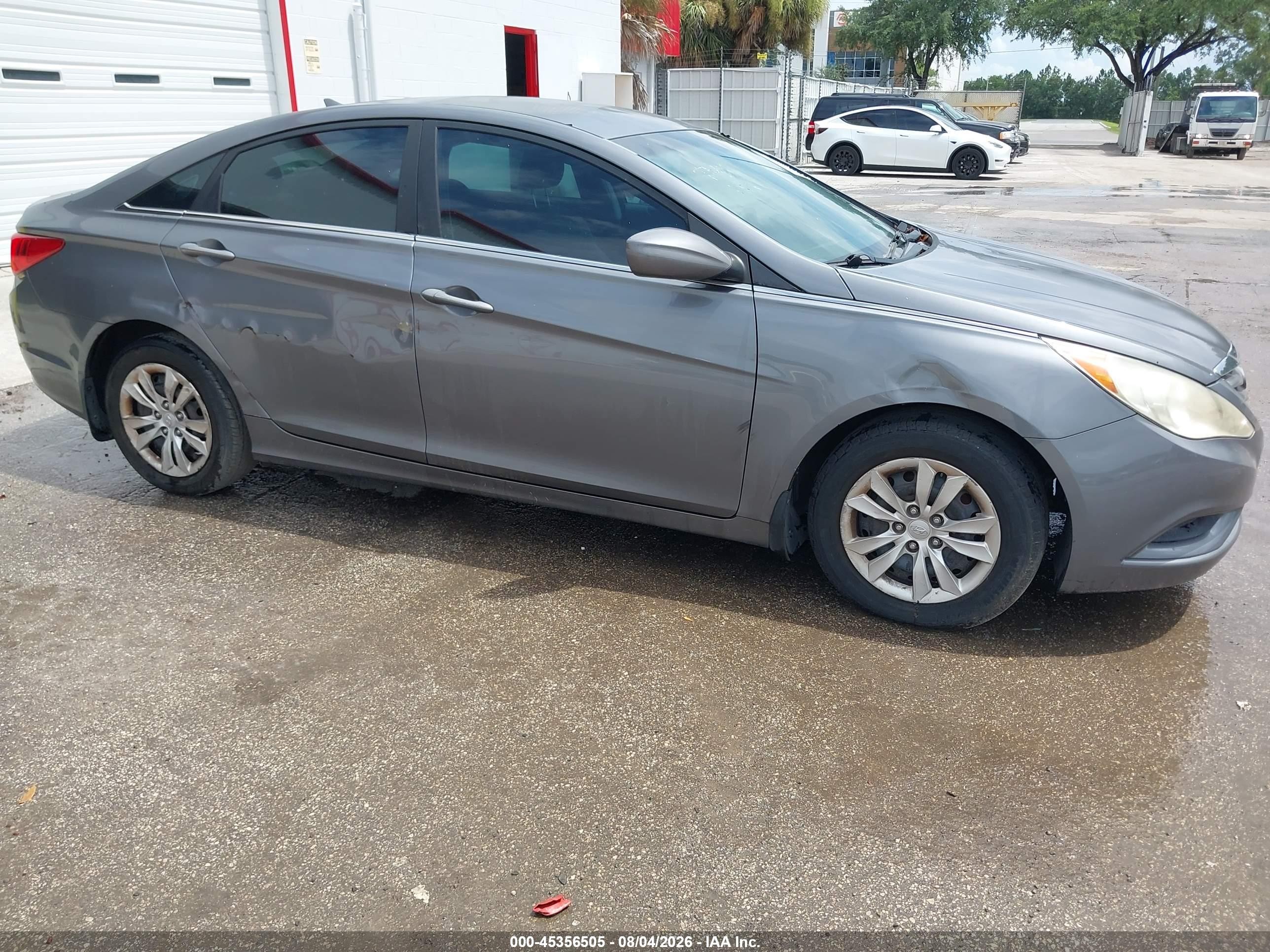 2011 Hyundai Sonata Gls Gray vin: 5NPEB4AC7BH240619