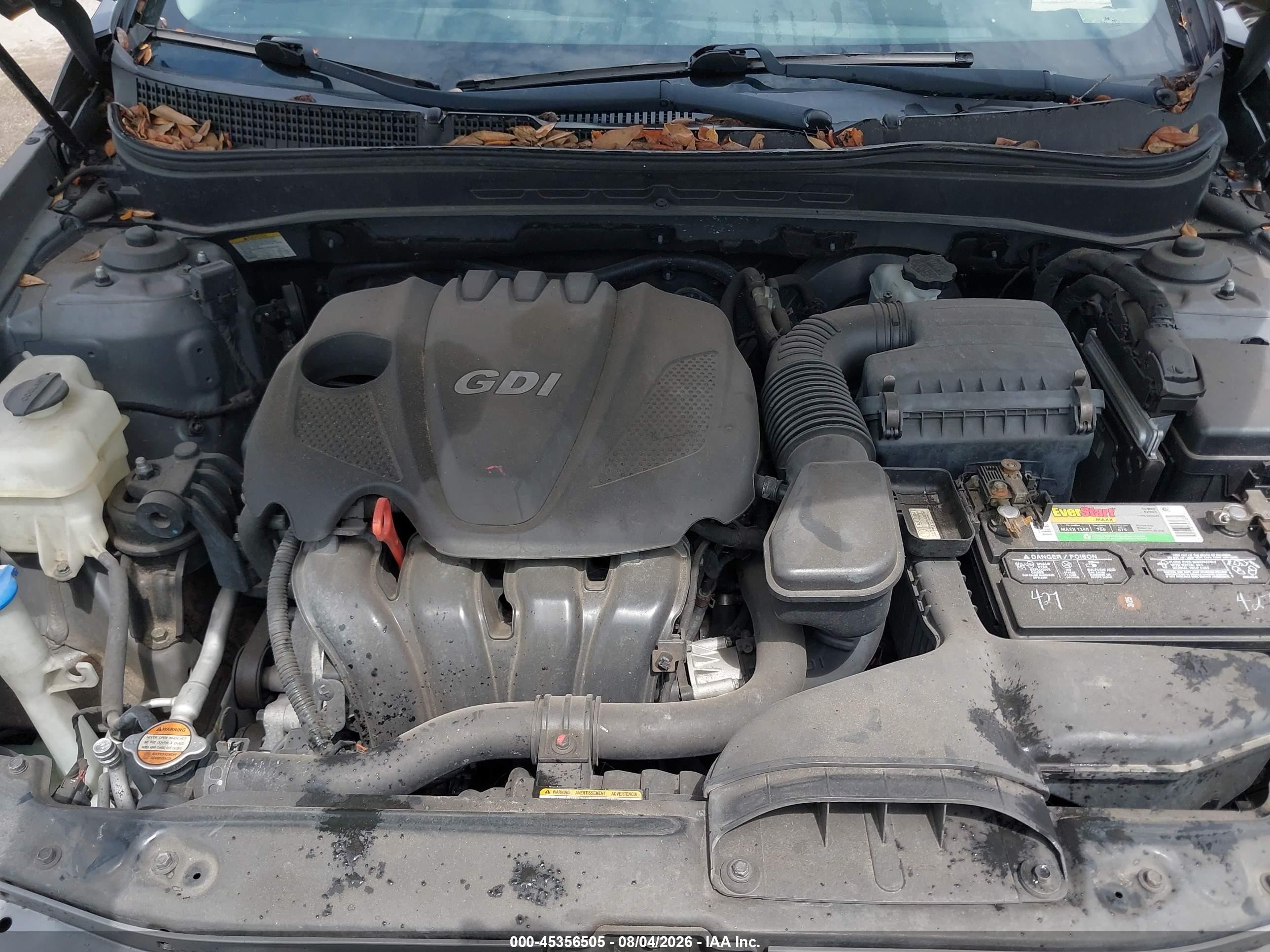 2011 Hyundai Sonata Gls Gray vin: 5NPEB4AC7BH240619