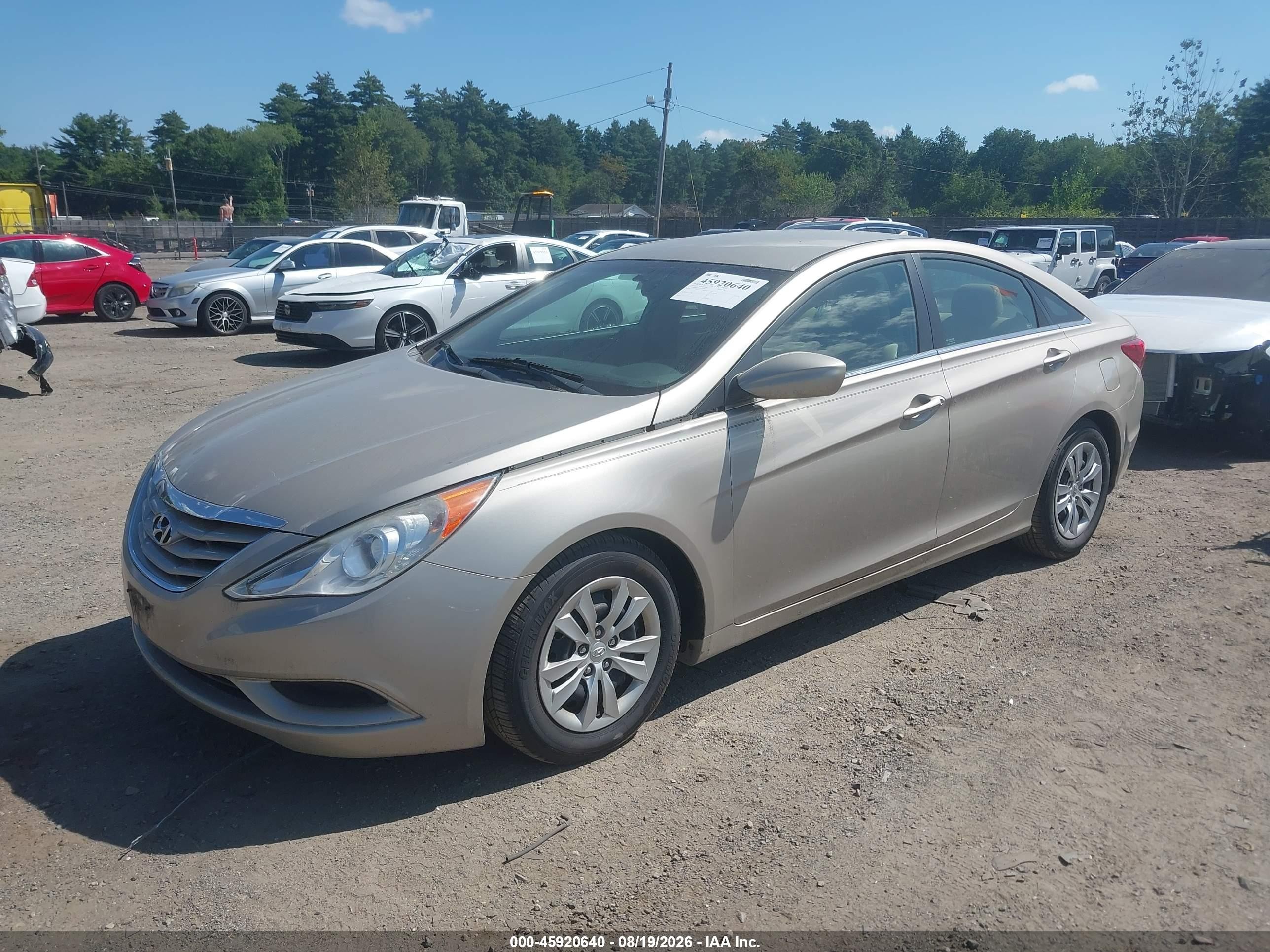 2011 Hyundai Sonata Gls Gold vin: 5NPEB4AC7BH245576