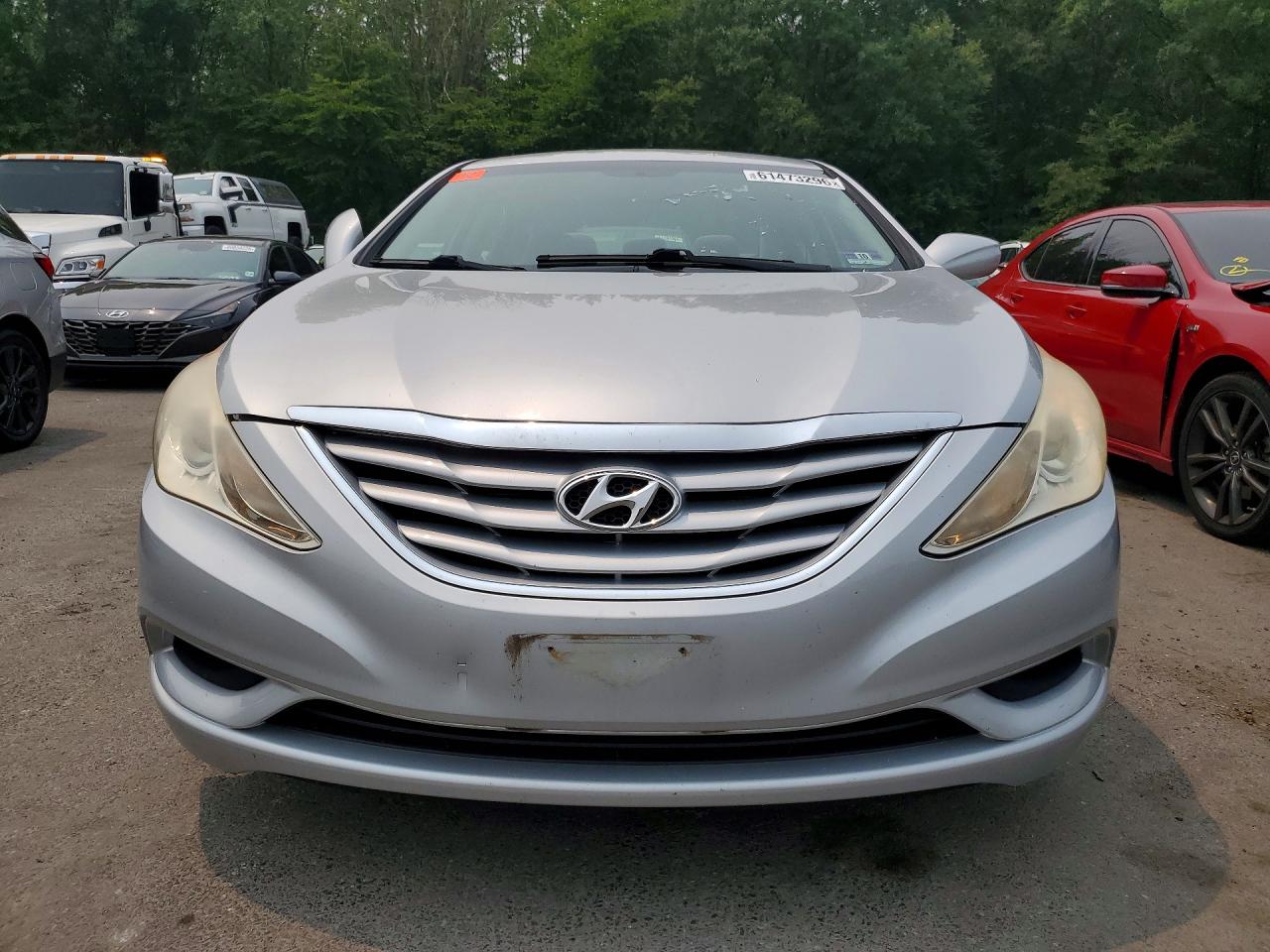 2011 Hyundai Sonata Gls Silver vin: 5NPEB4AC7BH247442