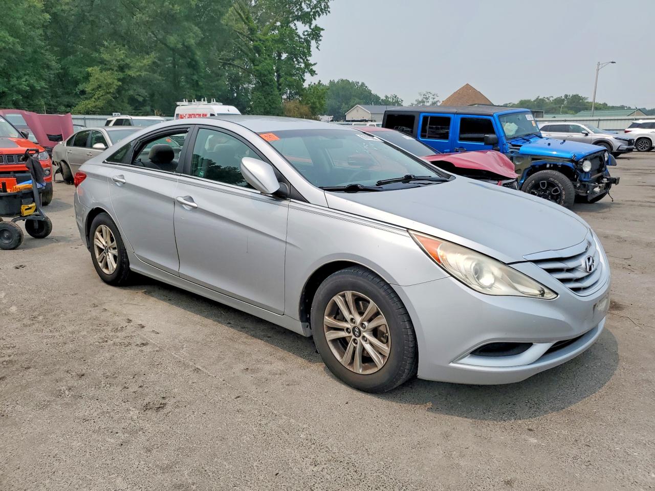 2011 Hyundai Sonata Gls Silver vin: 5NPEB4AC7BH247442