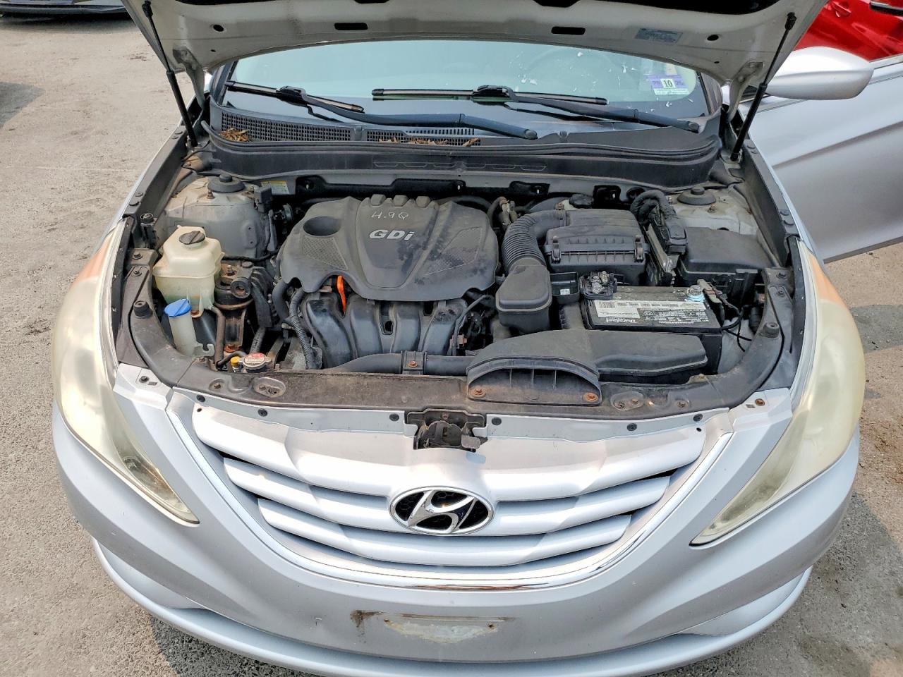 2011 Hyundai Sonata Gls Silver vin: 5NPEB4AC7BH247442
