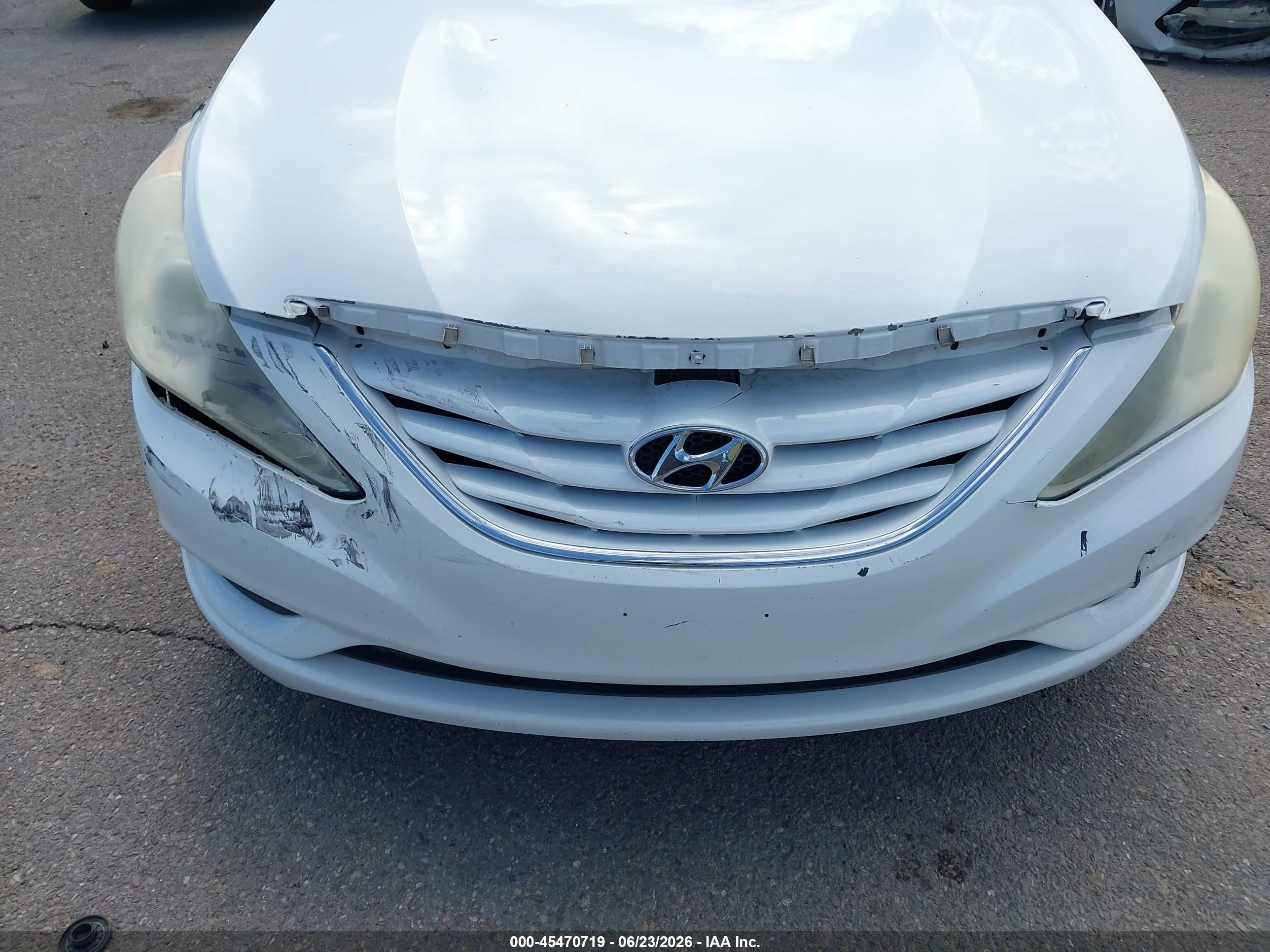 2011 Hyundai Sonata Gls White vin: 5NPEB4AC7BH247554