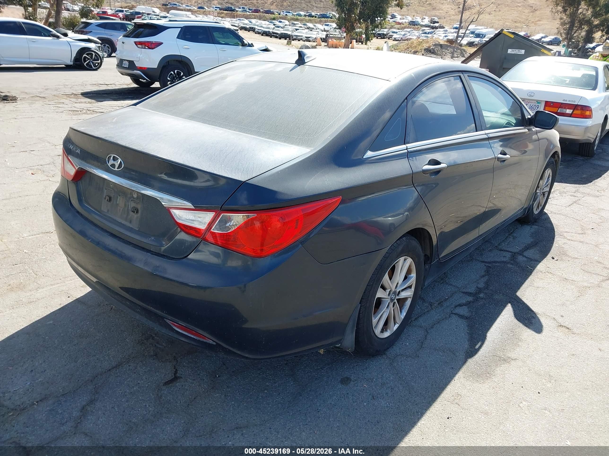 2011 Hyundai Sonata Gls Серый vin: 5NPEB4AC7BH254990