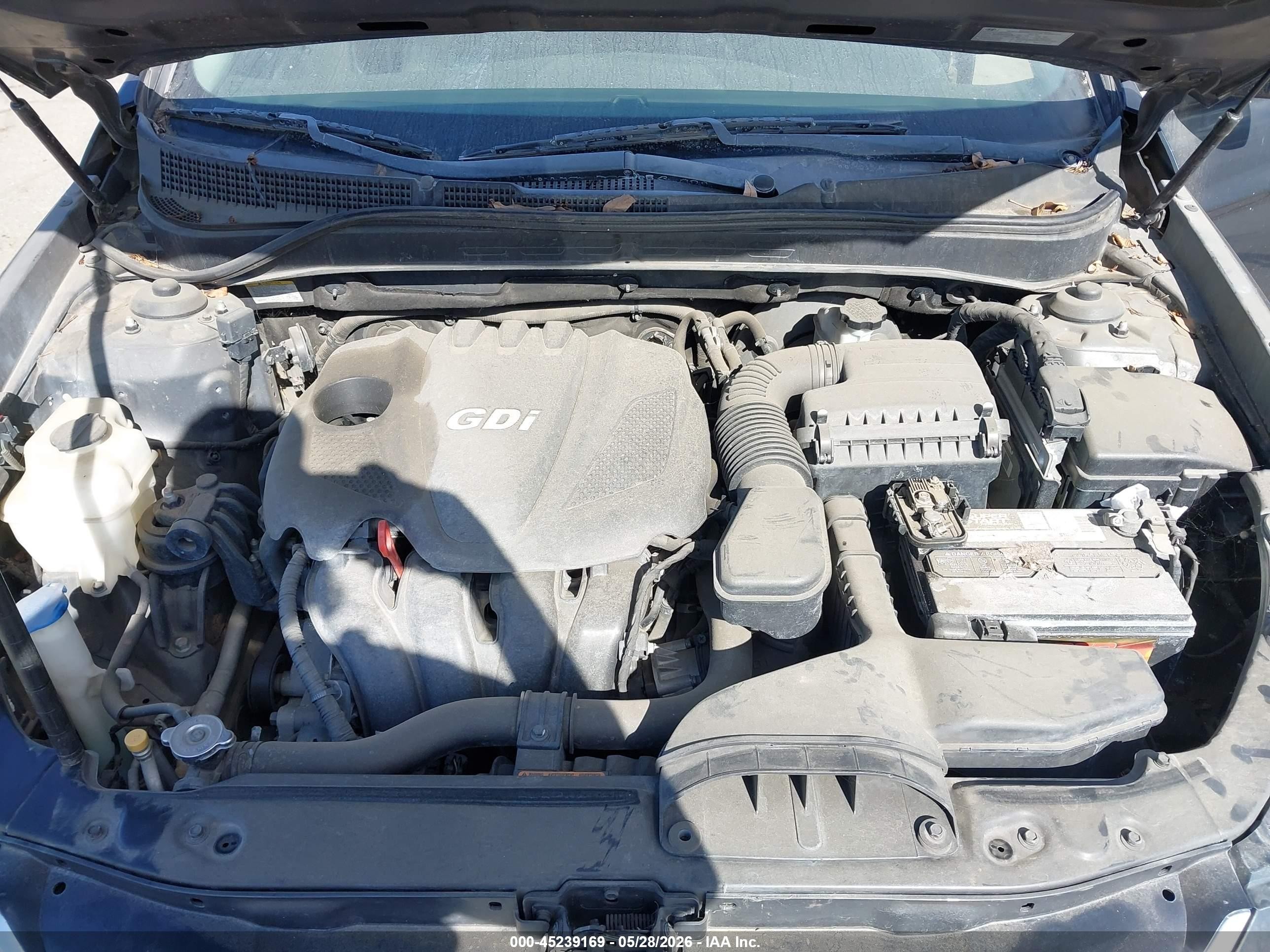 2011 Hyundai Sonata Gls Серый vin: 5NPEB4AC7BH254990