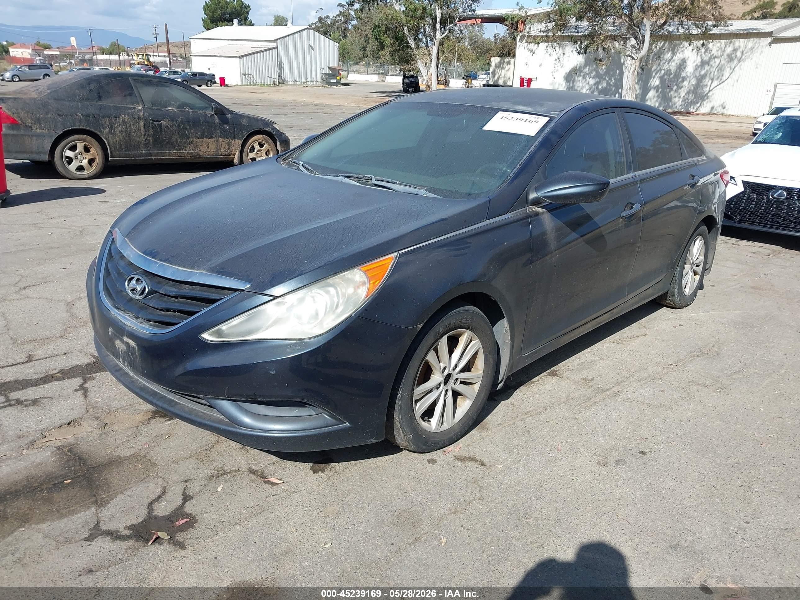 2011 Hyundai Sonata Gls Серый vin: 5NPEB4AC7BH254990