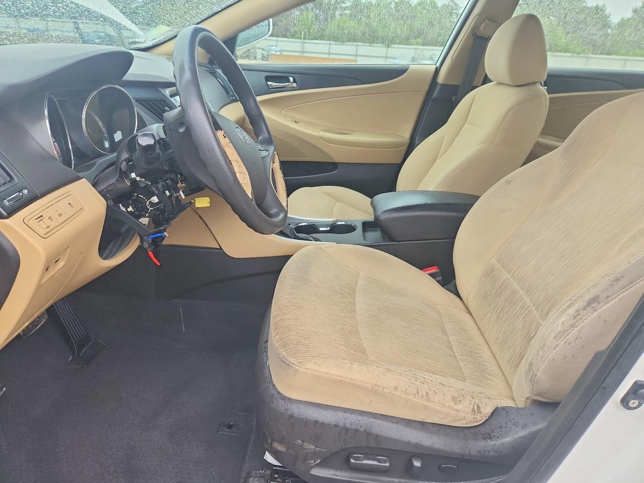 2011 Hyundai Sonata Gls White vin: 5NPEB4AC7BH258103