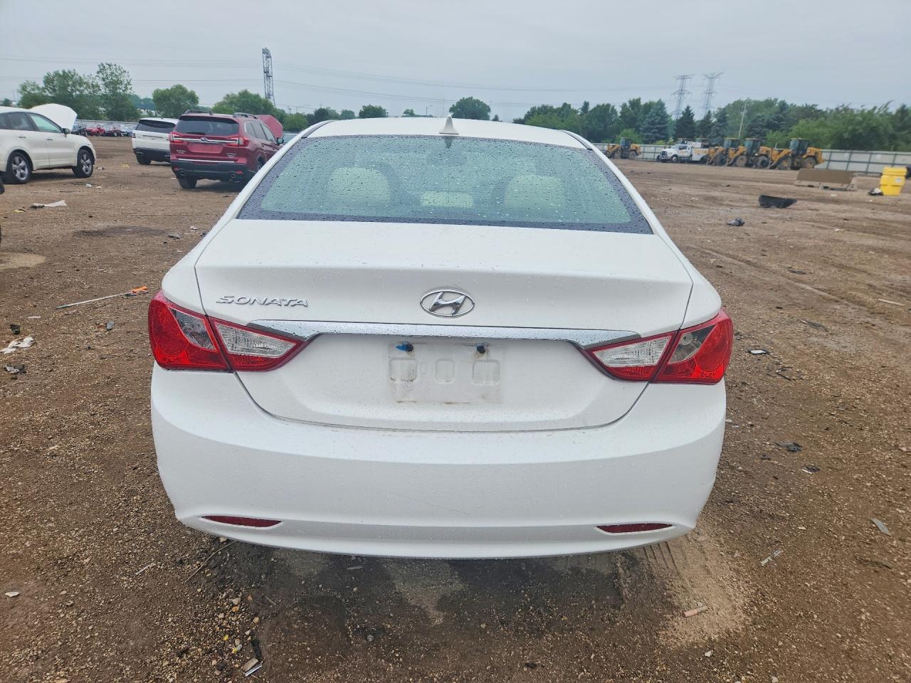 2011 Hyundai Sonata Gls White vin: 5NPEB4AC7BH258103