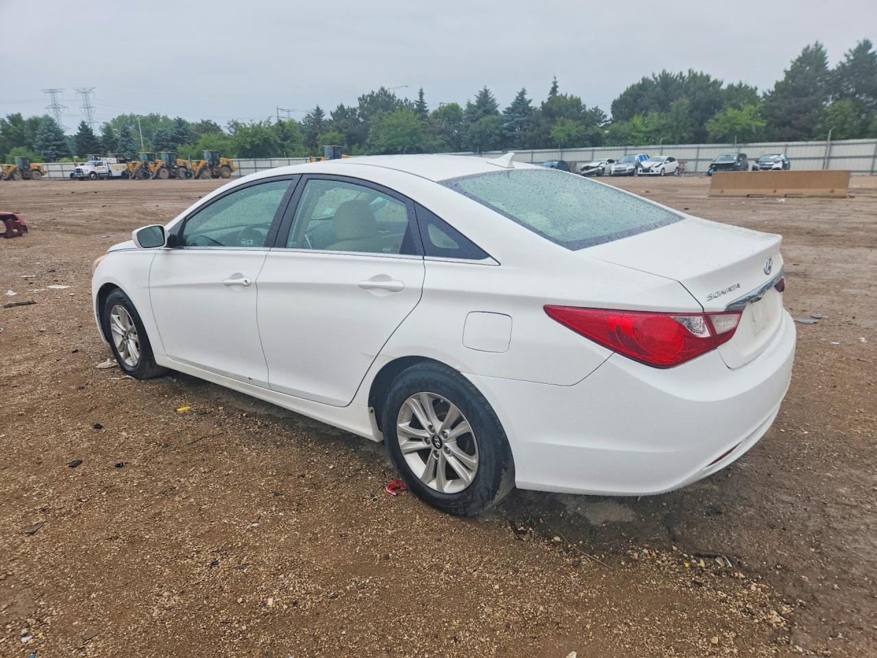 2011 Hyundai Sonata Gls White vin: 5NPEB4AC7BH258103