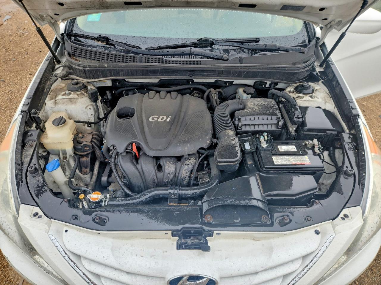 2011 Hyundai Sonata Gls White vin: 5NPEB4AC7BH258103