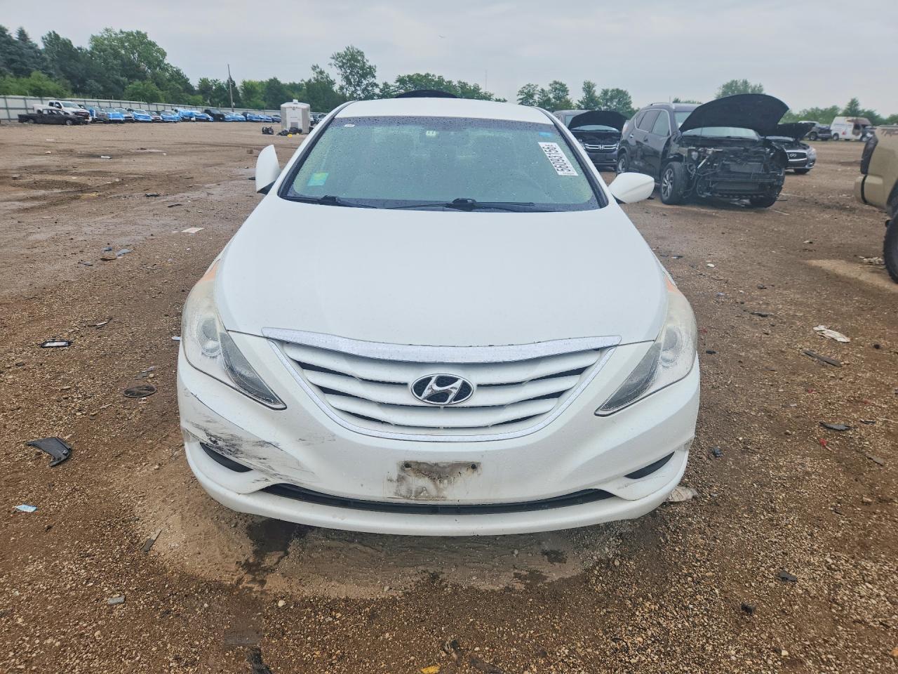 2011 Hyundai Sonata Gls White vin: 5NPEB4AC7BH258103