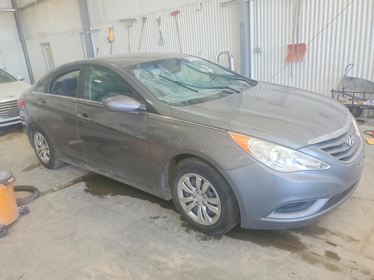 2011 Hyundai Sonata Gls Gray vin: 5NPEB4AC7BH258196