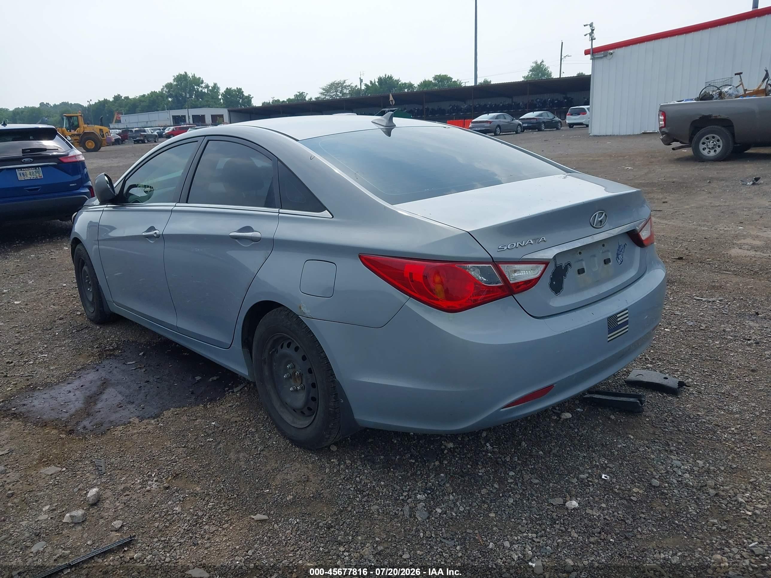 2011 Hyundai Sonata Gls Серебряный vin: 5NPEB4AC7BH273359