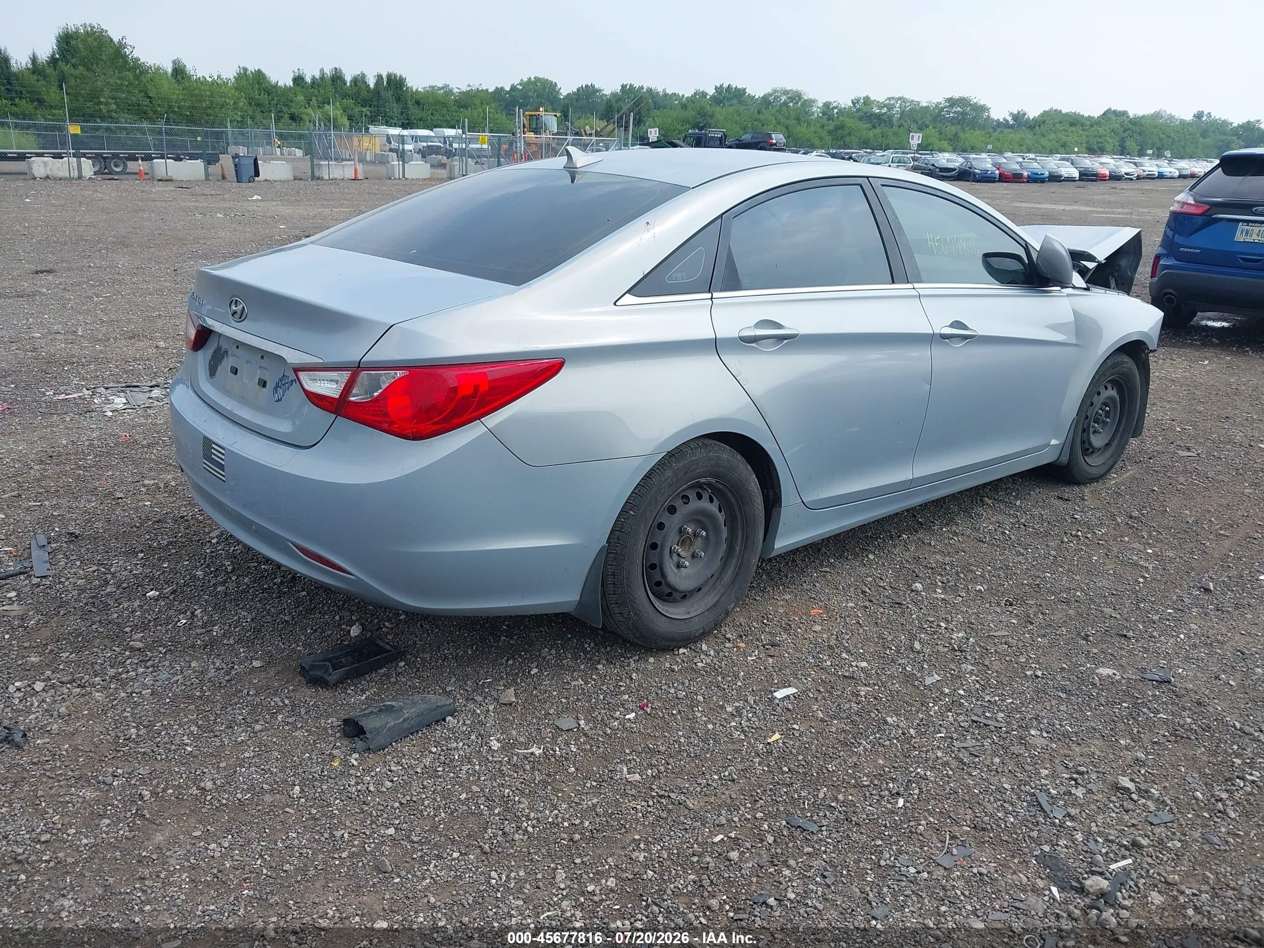 2011 Hyundai Sonata Gls Серебряный vin: 5NPEB4AC7BH273359