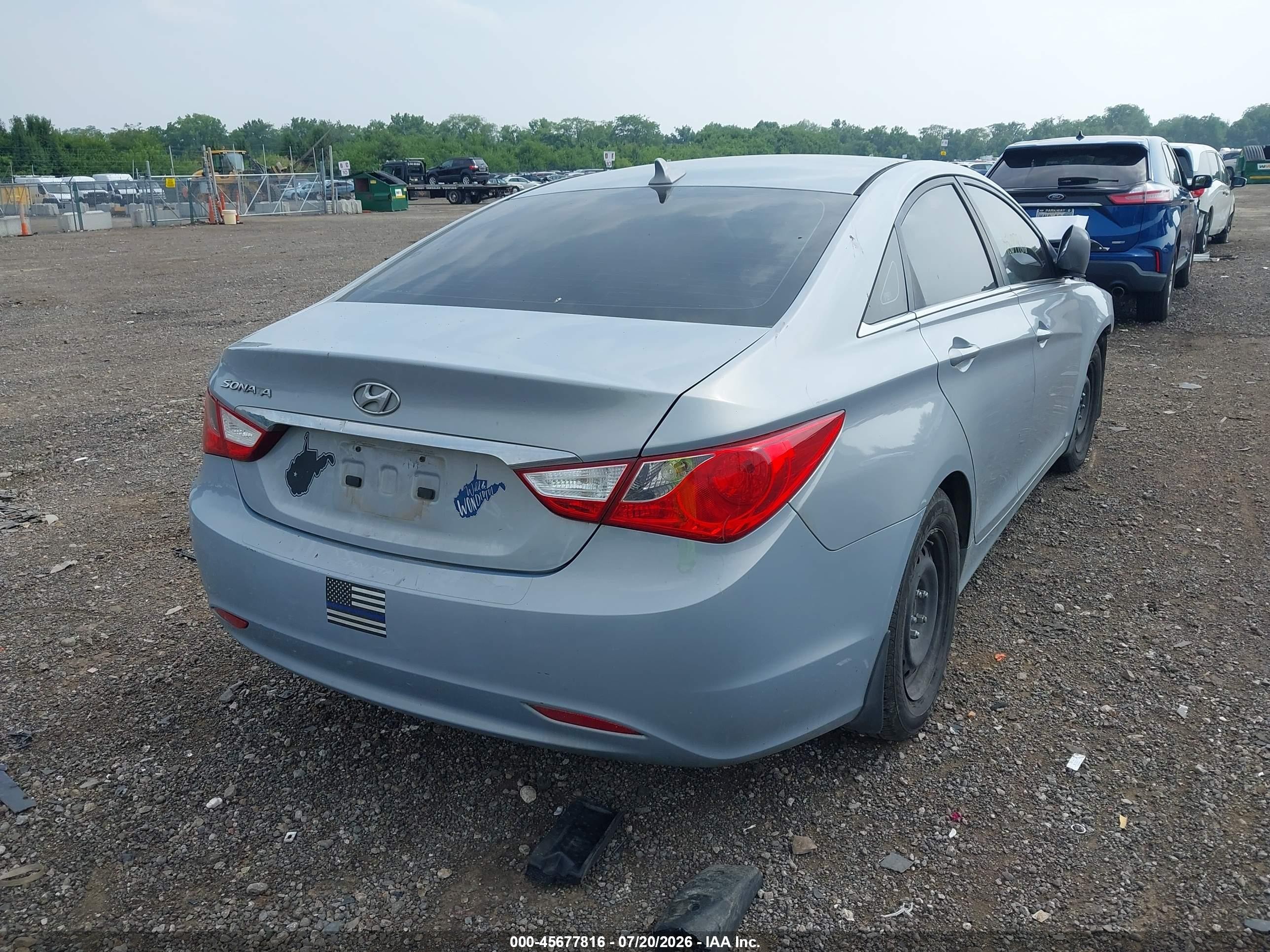 2011 Hyundai Sonata Gls Серебряный vin: 5NPEB4AC7BH273359