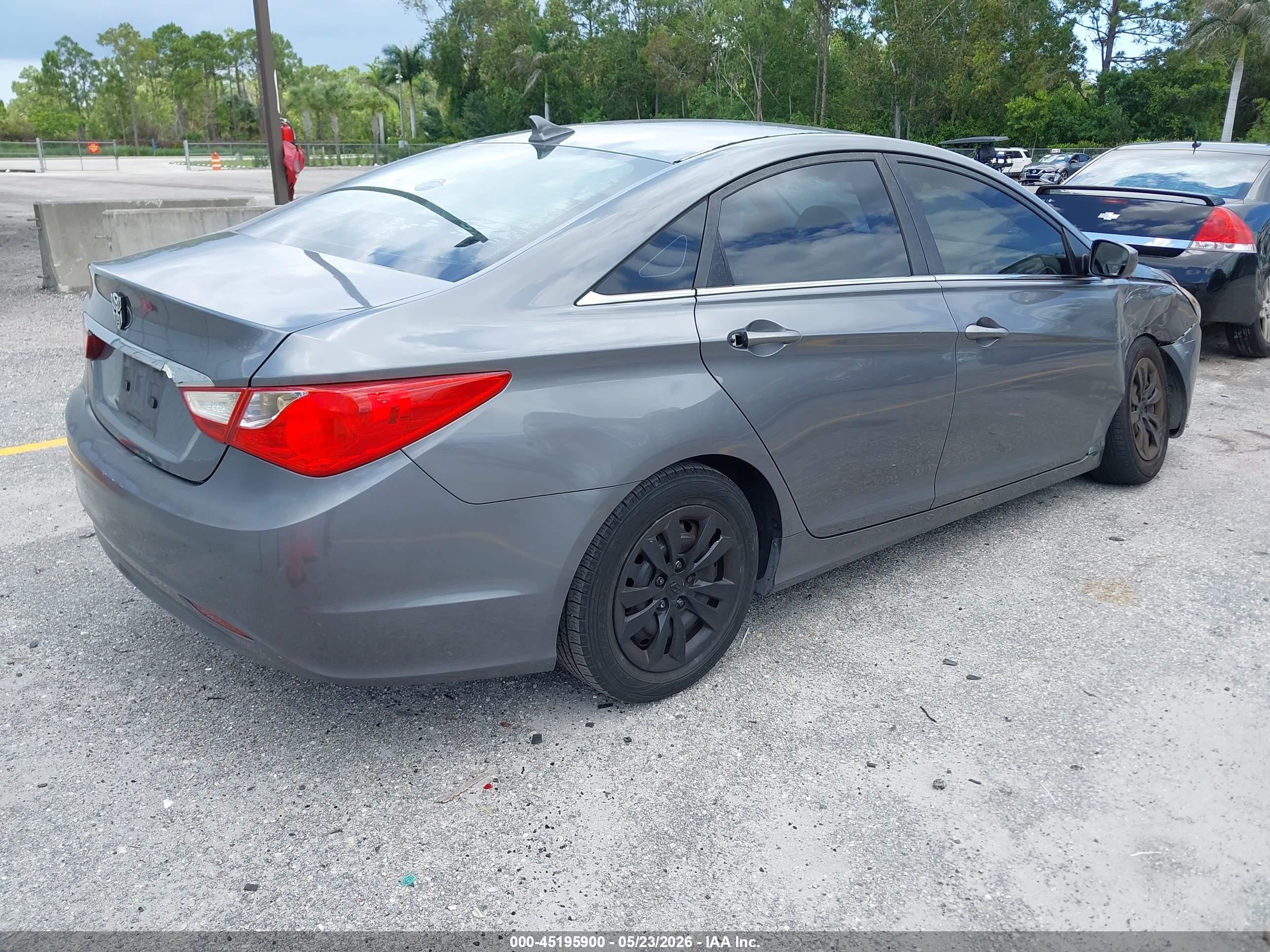 2011 Hyundai Sonata Gls Gray vin: 5NPEB4AC7BH275550