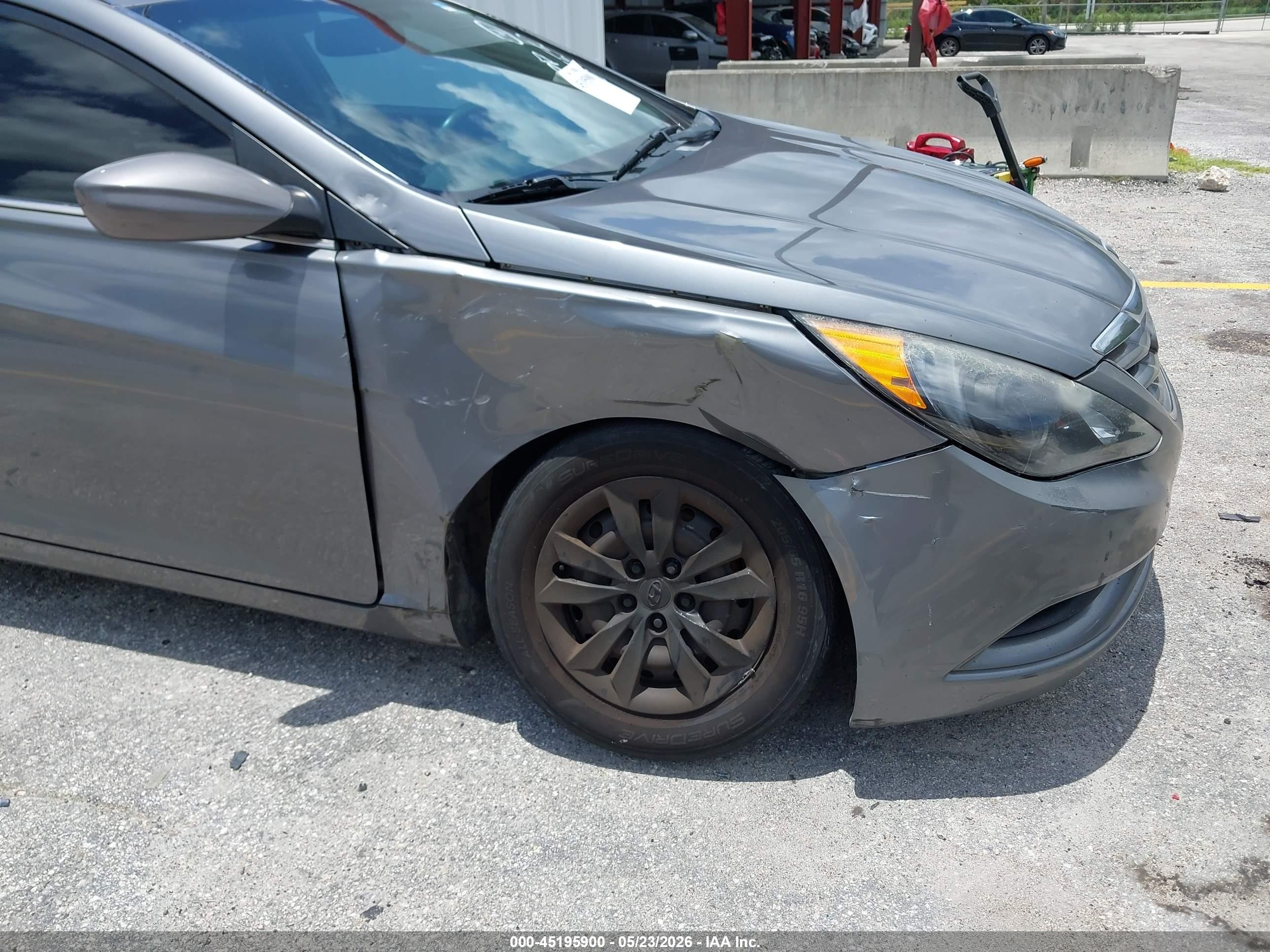 2011 Hyundai Sonata Gls Gray vin: 5NPEB4AC7BH275550