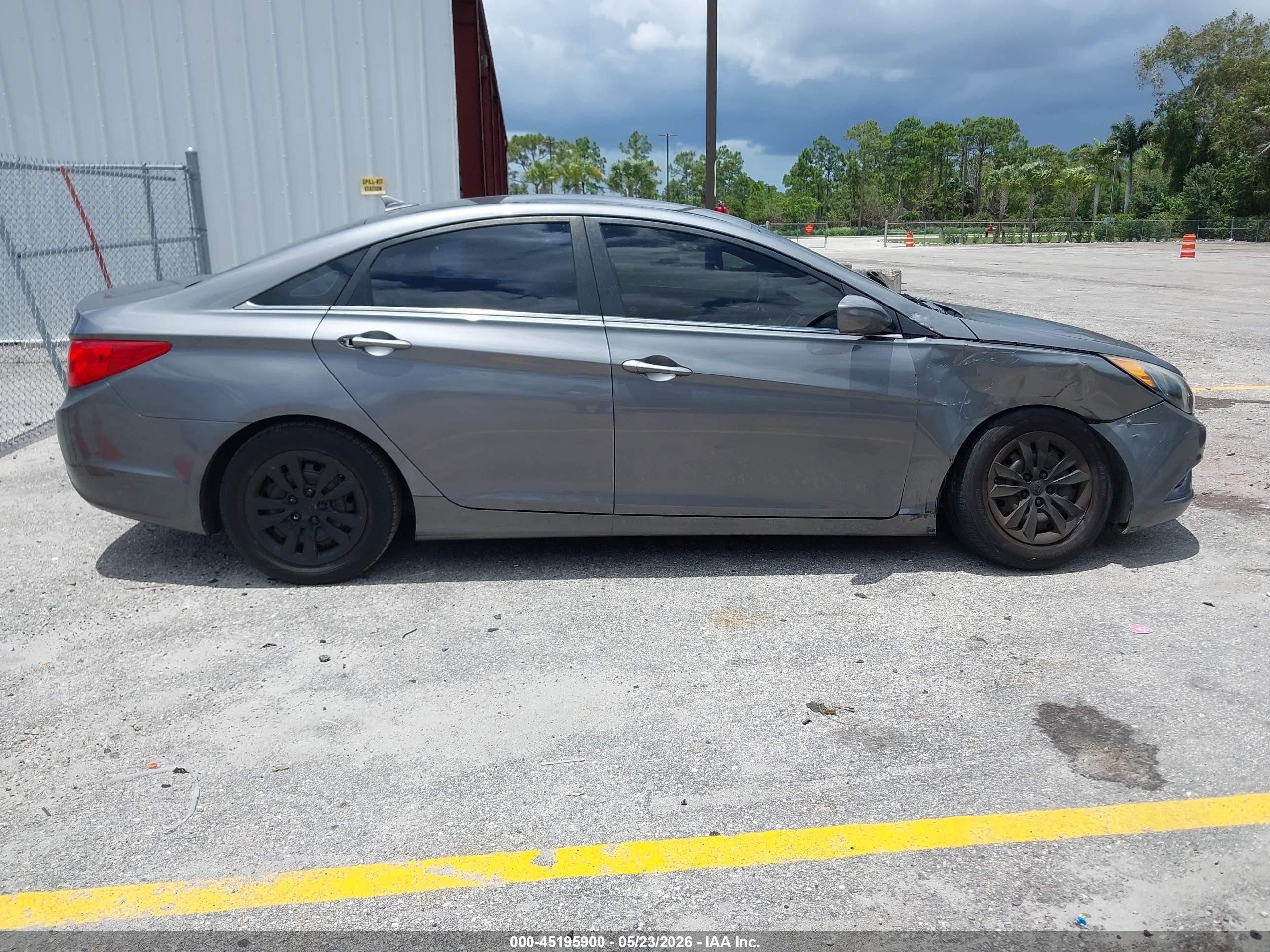 2011 Hyundai Sonata Gls Gray vin: 5NPEB4AC7BH275550