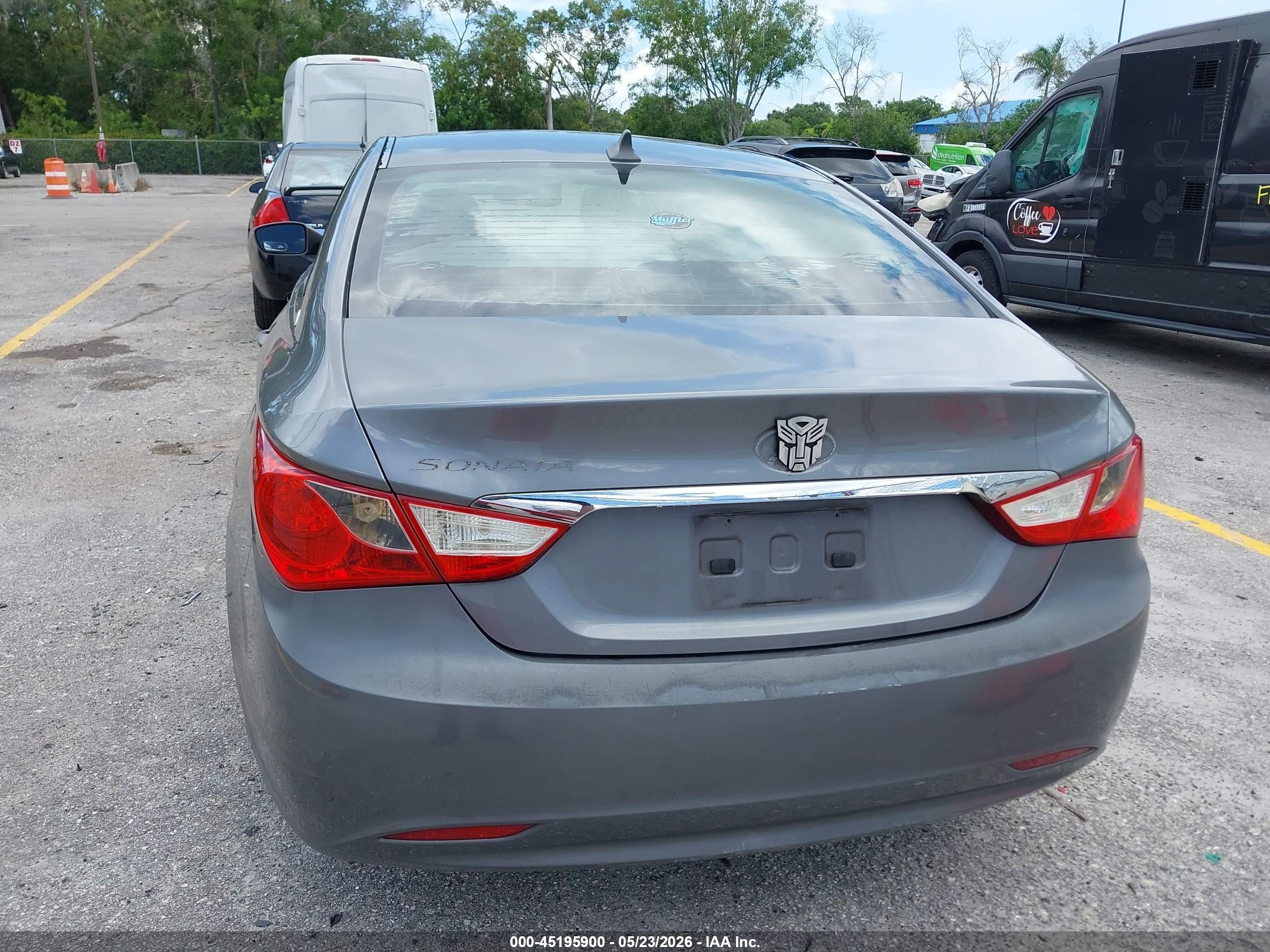 2011 Hyundai Sonata Gls Gray vin: 5NPEB4AC7BH275550