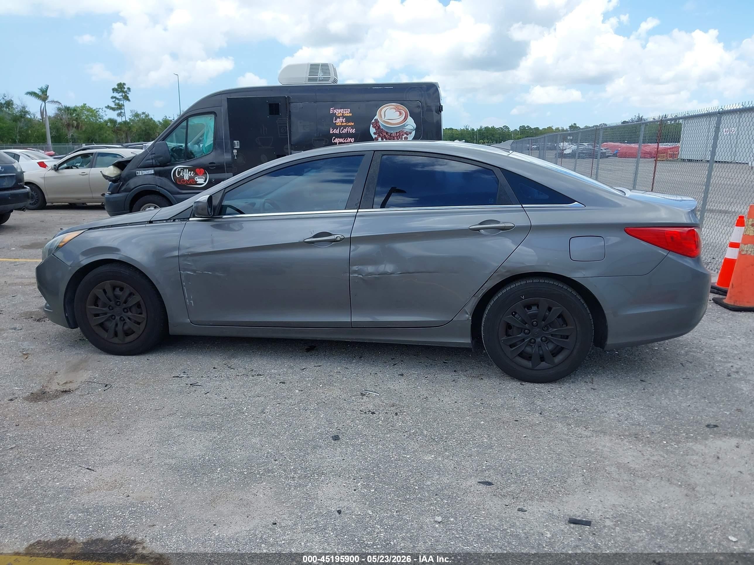 2011 Hyundai Sonata Gls Gray vin: 5NPEB4AC7BH275550