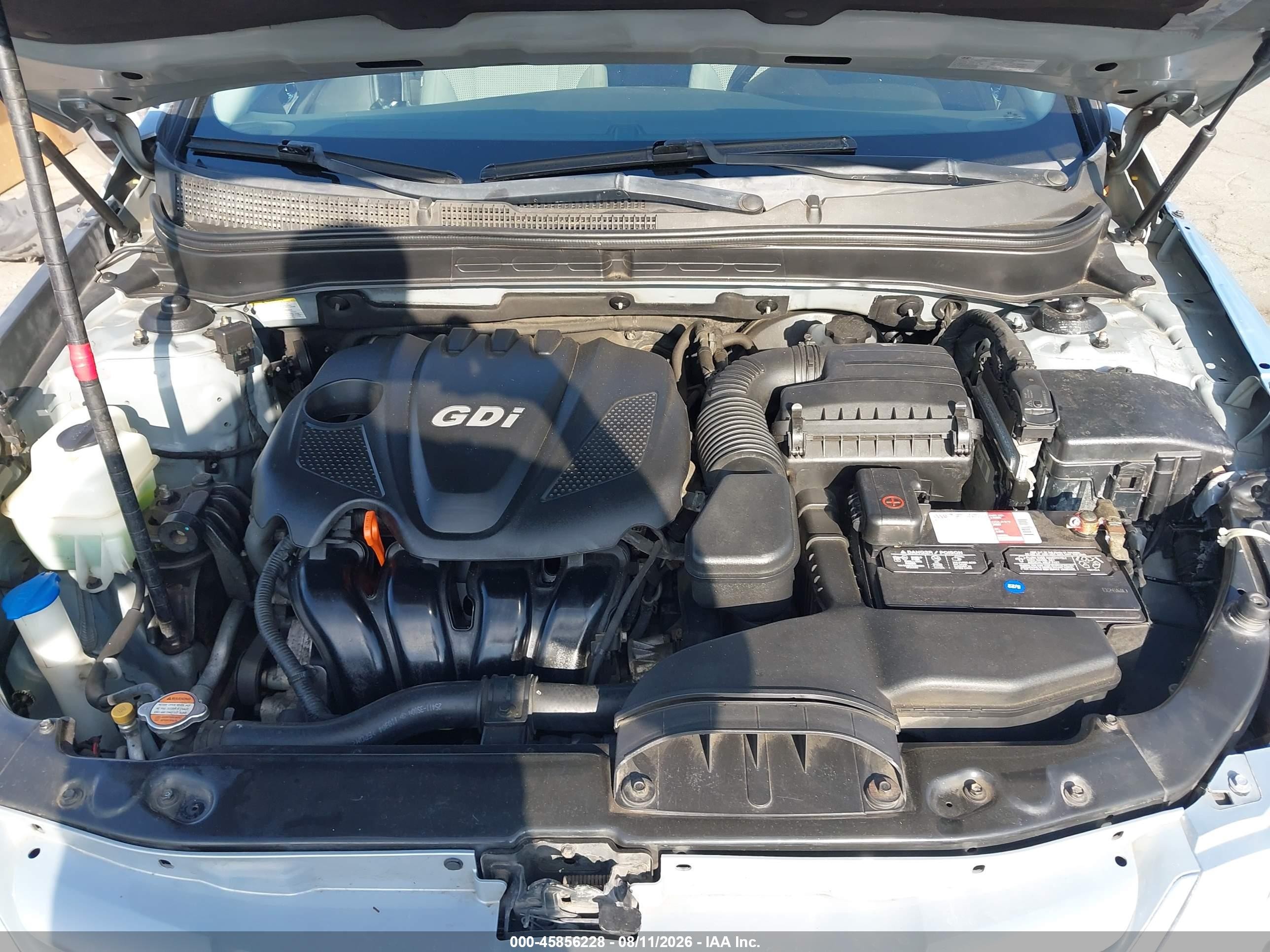 2011 Hyundai Sonata Gls Blue vin: 5NPEB4AC7BH287939