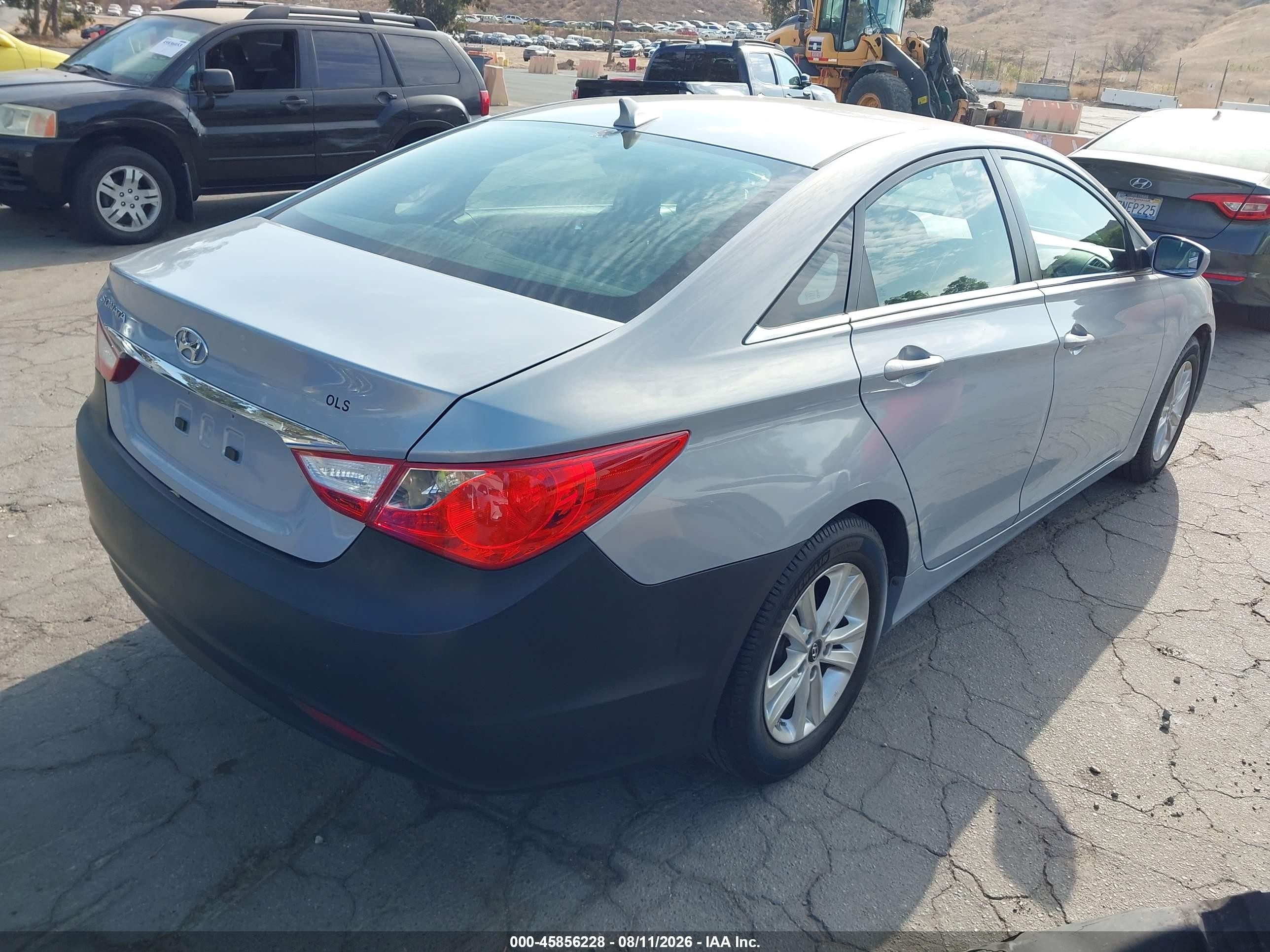 2011 Hyundai Sonata Gls Blue vin: 5NPEB4AC7BH287939