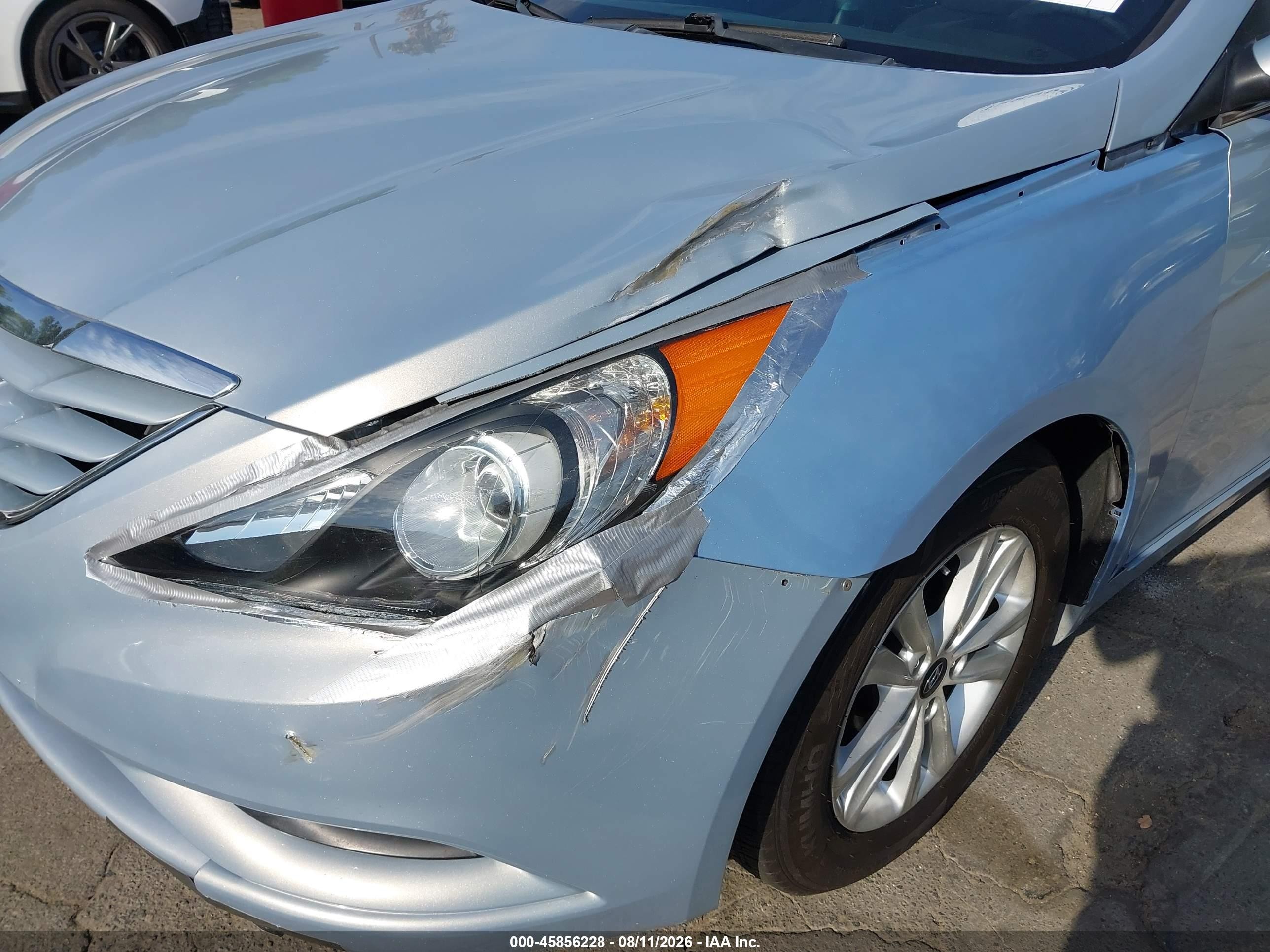 2011 Hyundai Sonata Gls Blue vin: 5NPEB4AC7BH287939