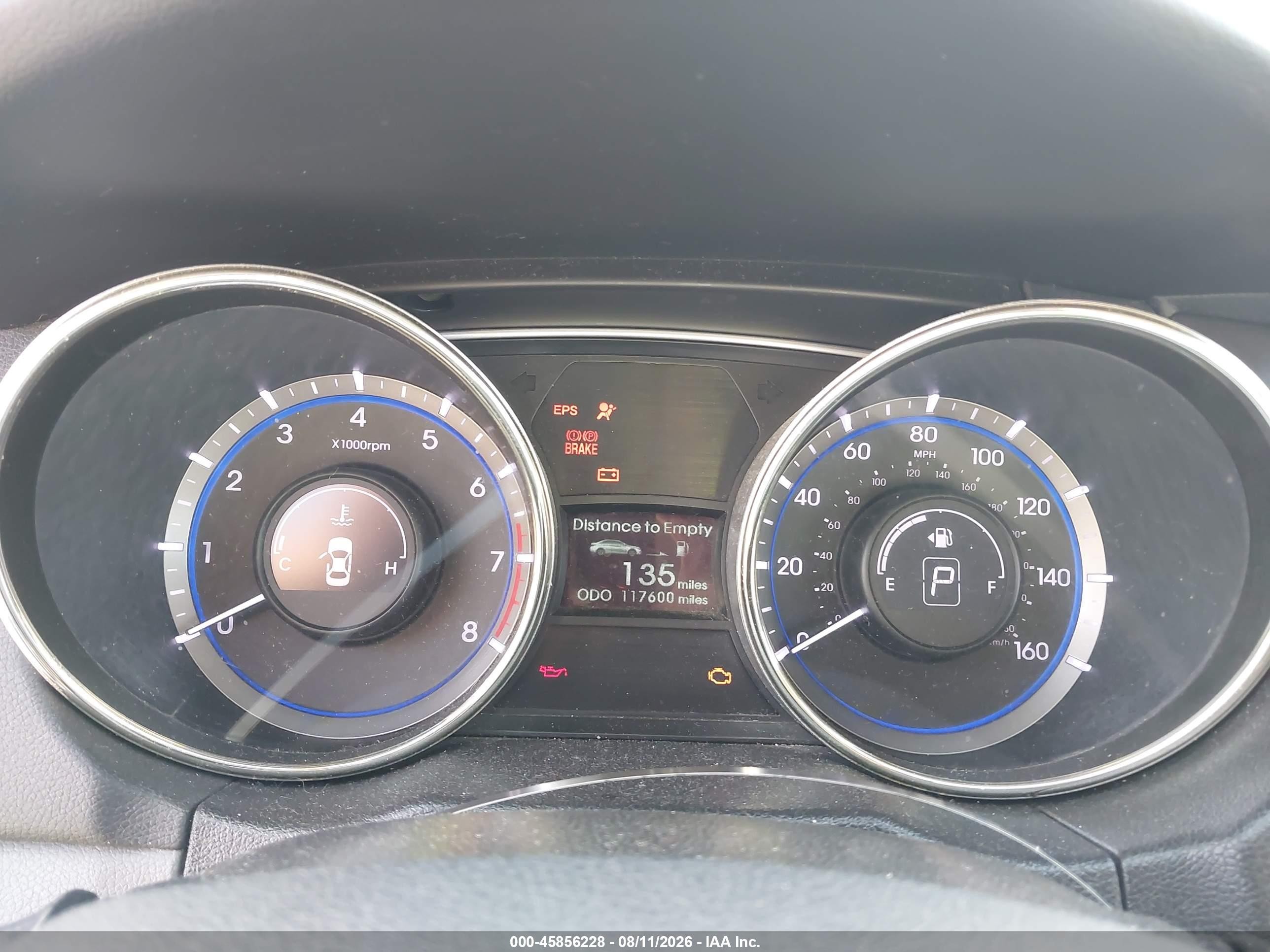 2011 Hyundai Sonata Gls Blue vin: 5NPEB4AC7BH287939