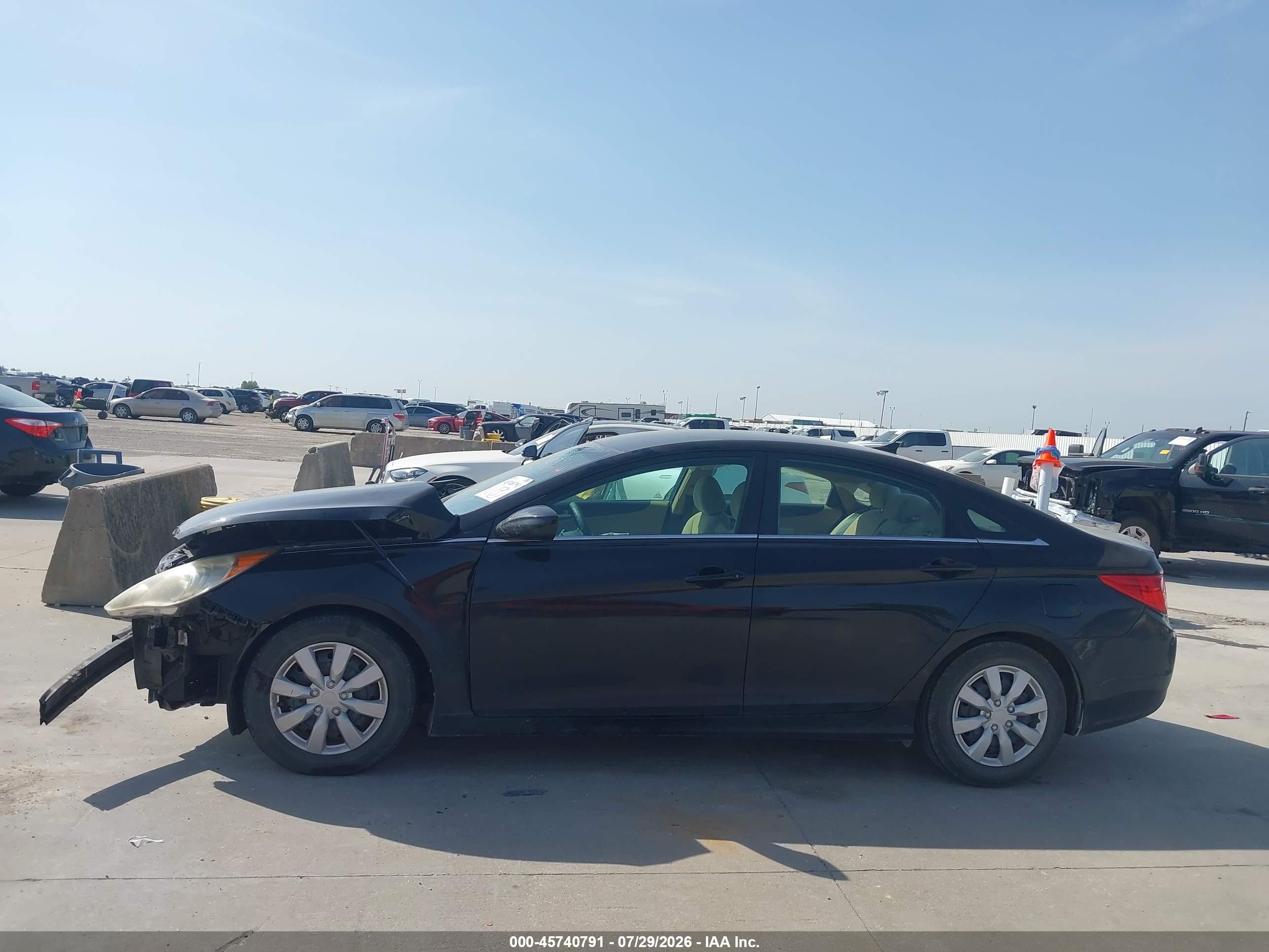 2011 Hyundai Sonata Gls Black vin: 5NPEB4AC7BH298326
