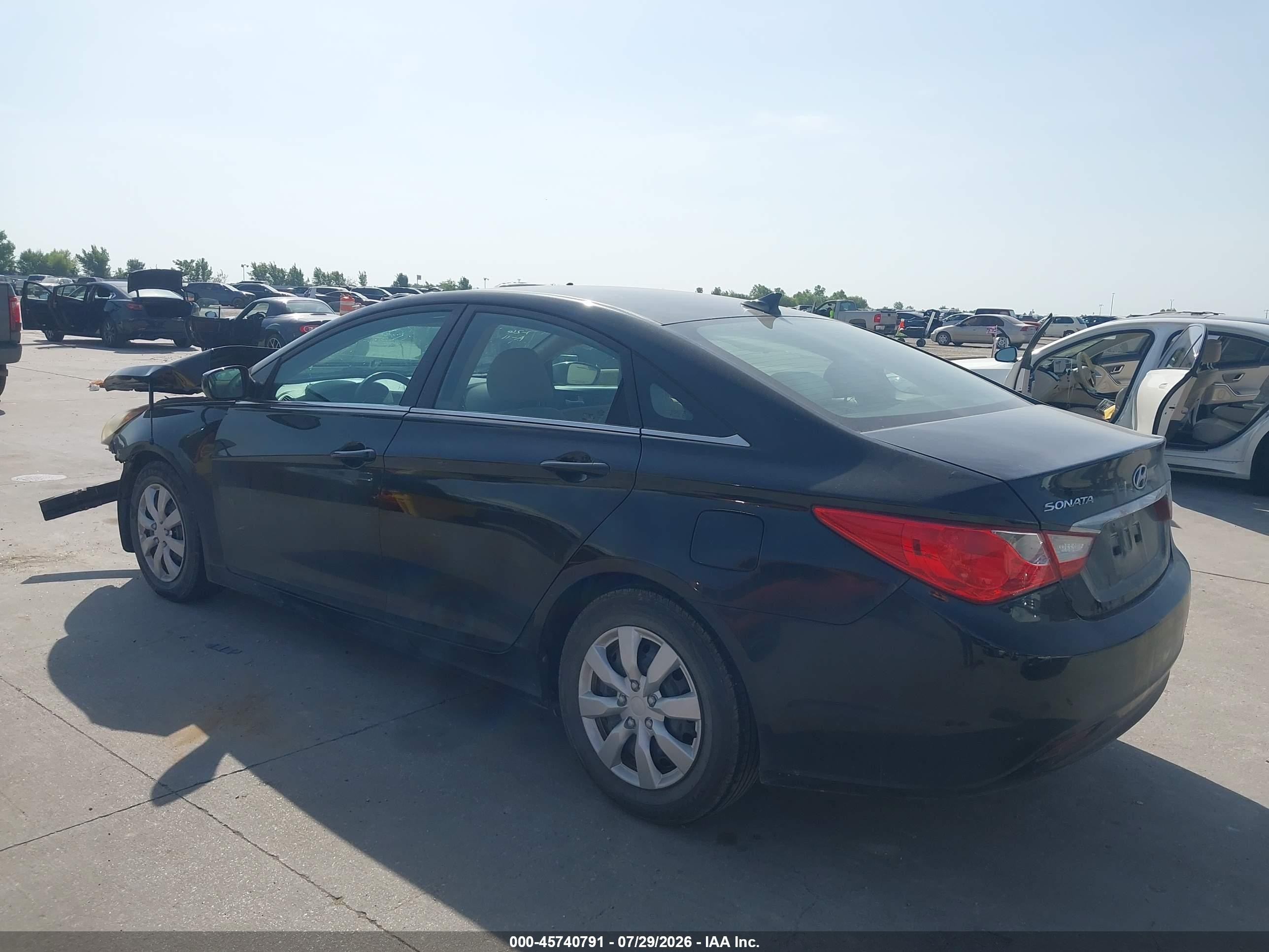 2011 Hyundai Sonata Gls Black vin: 5NPEB4AC7BH298326